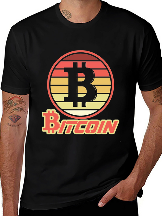 Bitcoin Sunset T-Shirt - Crypto Currency Tee