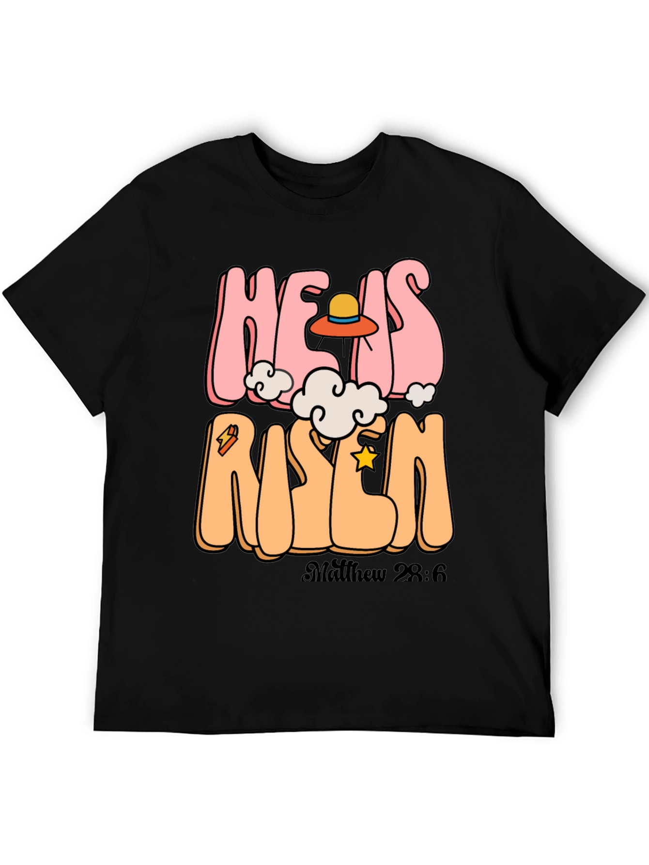He Is Risen Graphic Tee - Easter Celebration
