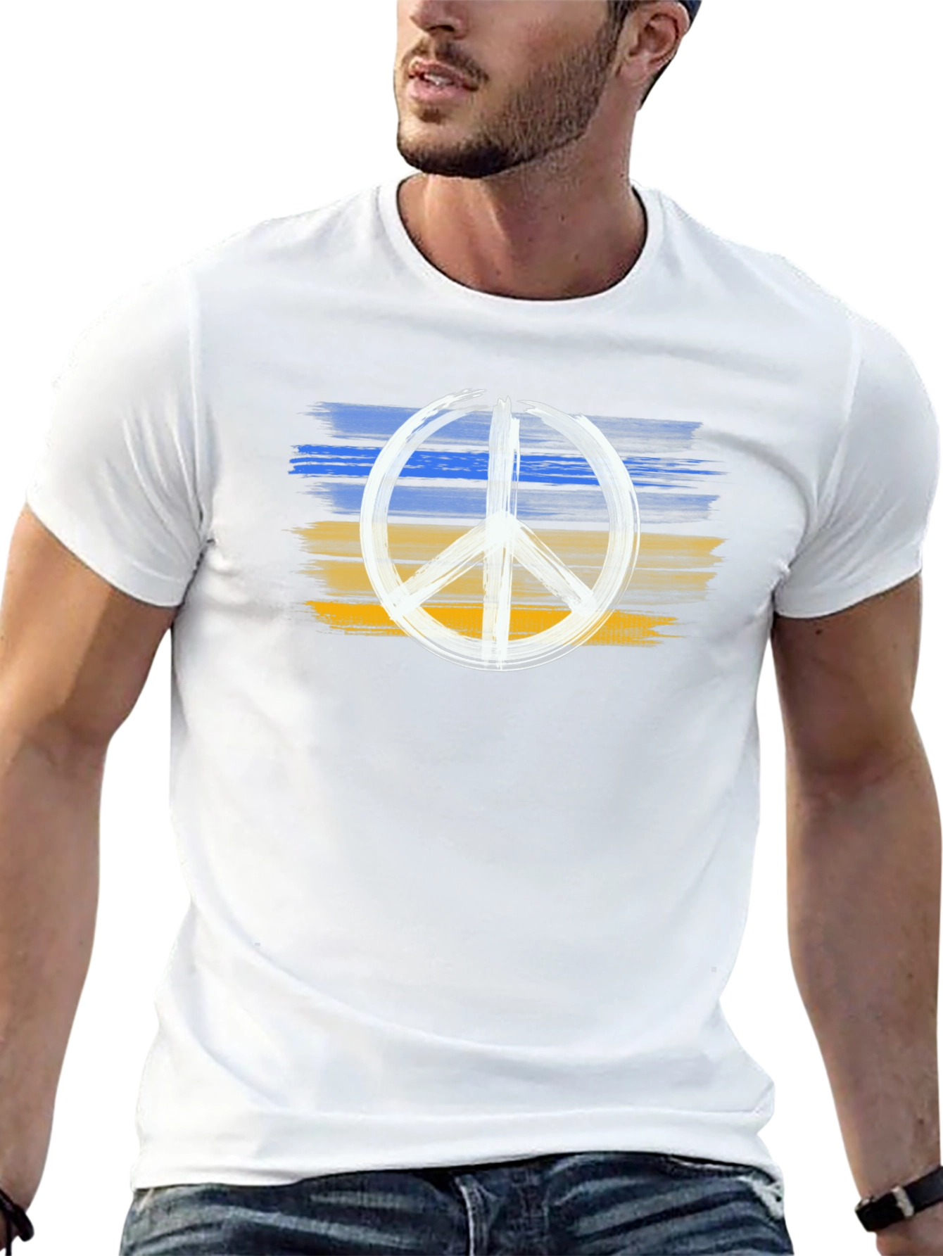 Ukraine Peace Sign T-Shirt