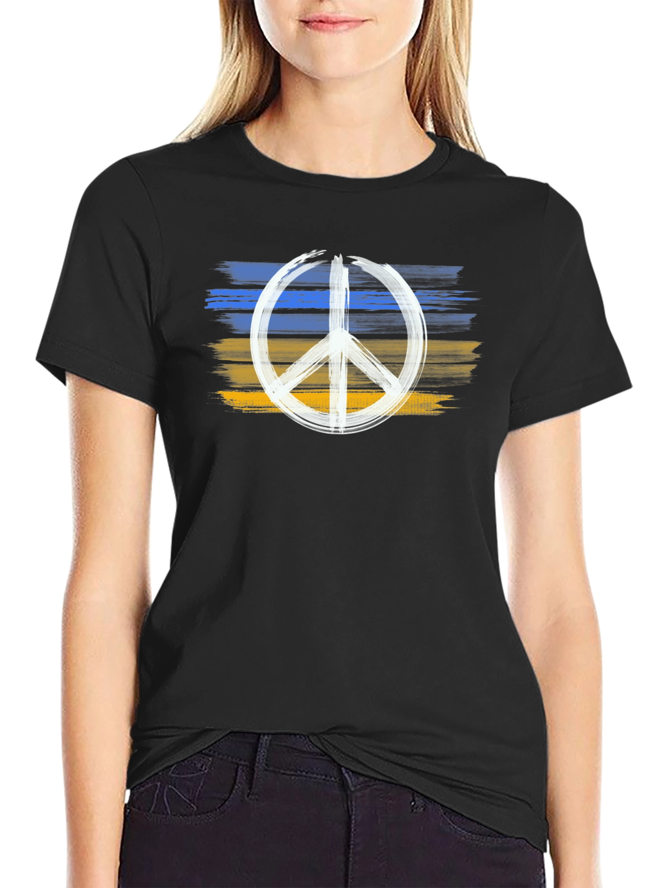 Ukraine Peace Sign T-Shirt