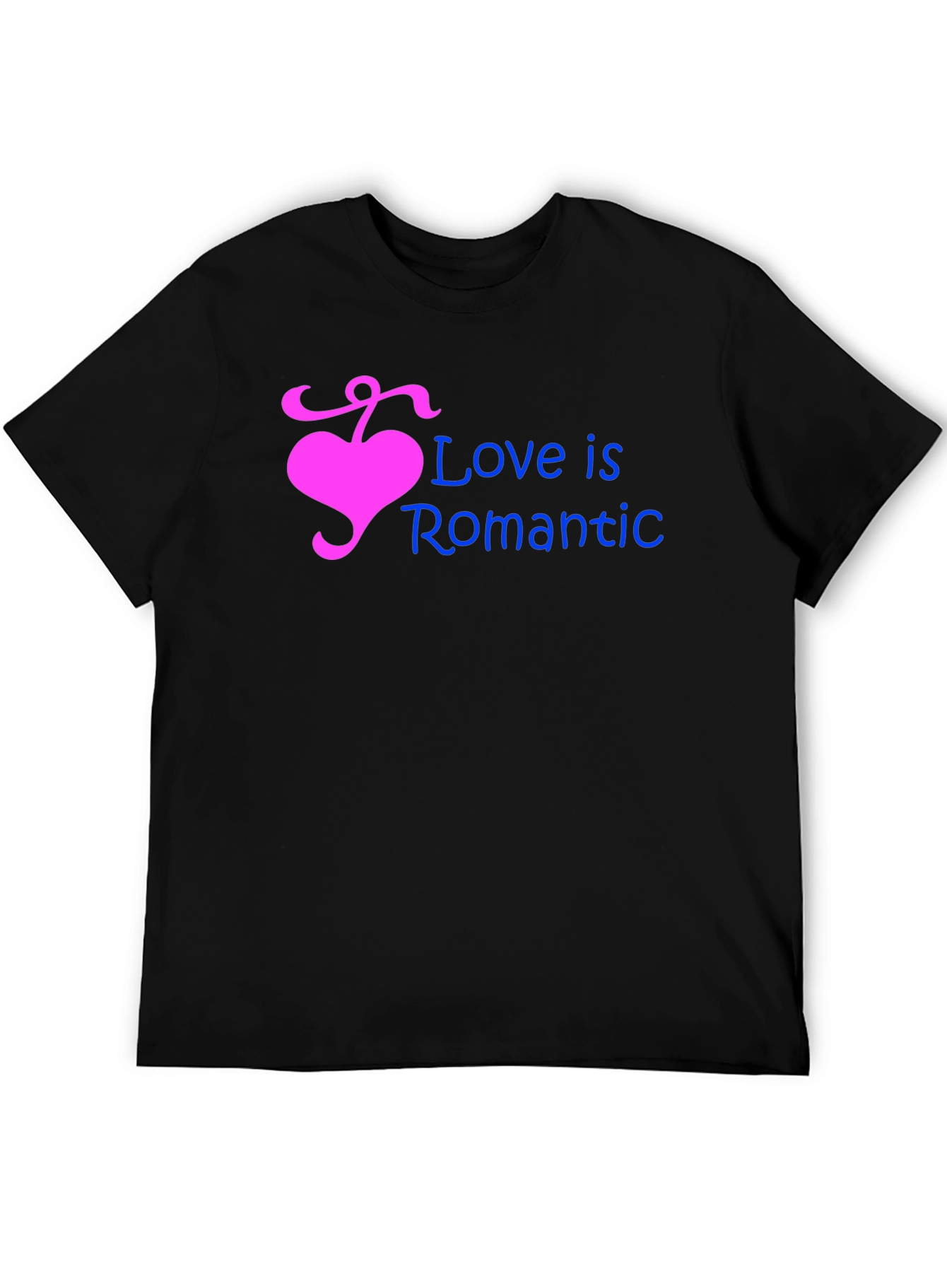 Love is Romantic Heart Graphic T-Shirt