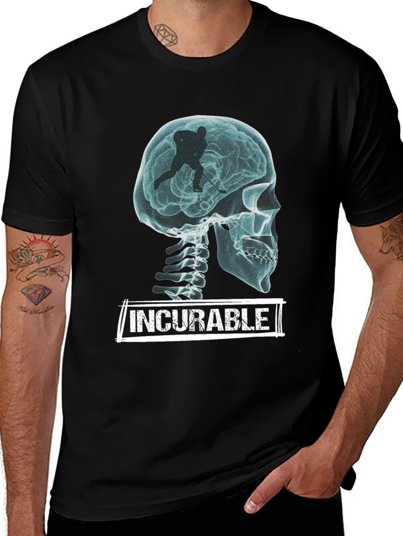 Incurable Hockey Fan T-Shirt