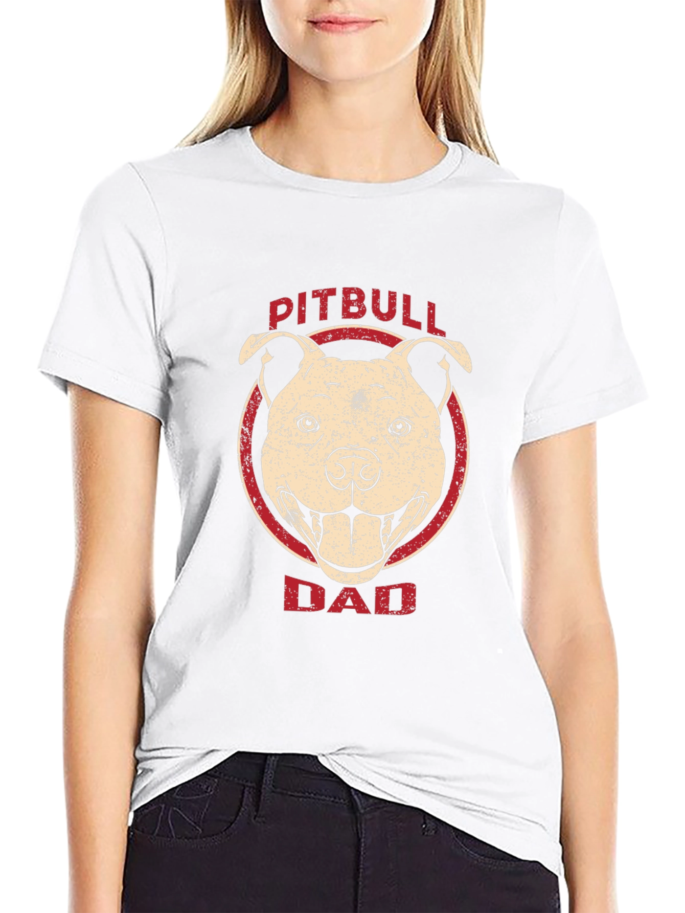 Pitbull Dad Graphic Tee - Dog Lover T-Shirt