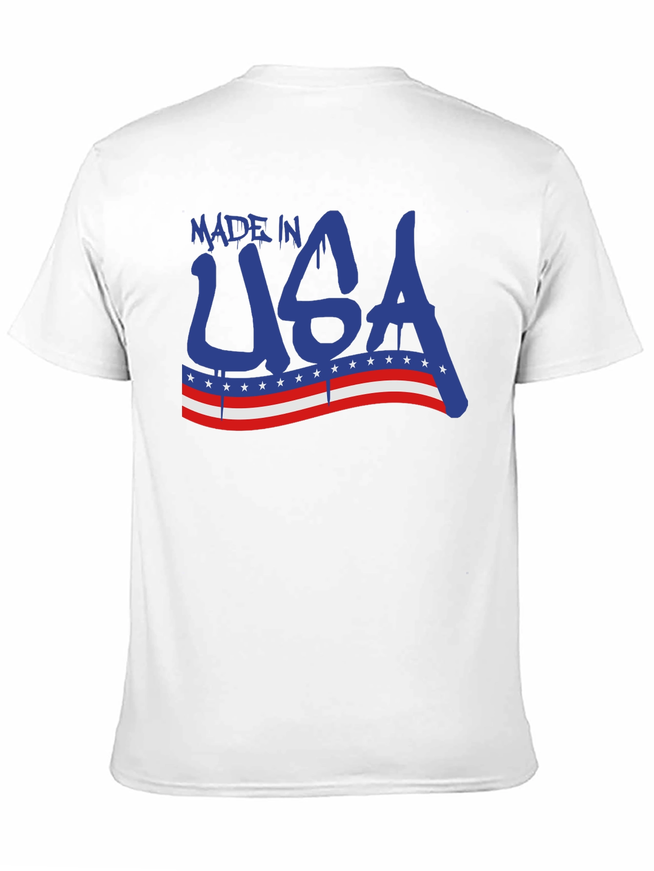 Made in USA Graphic T-Shirt - Patriotic Design
