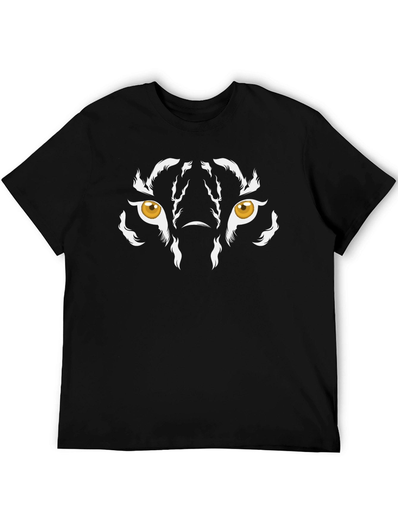 Tiger Eye Graphic Black T-Shirt