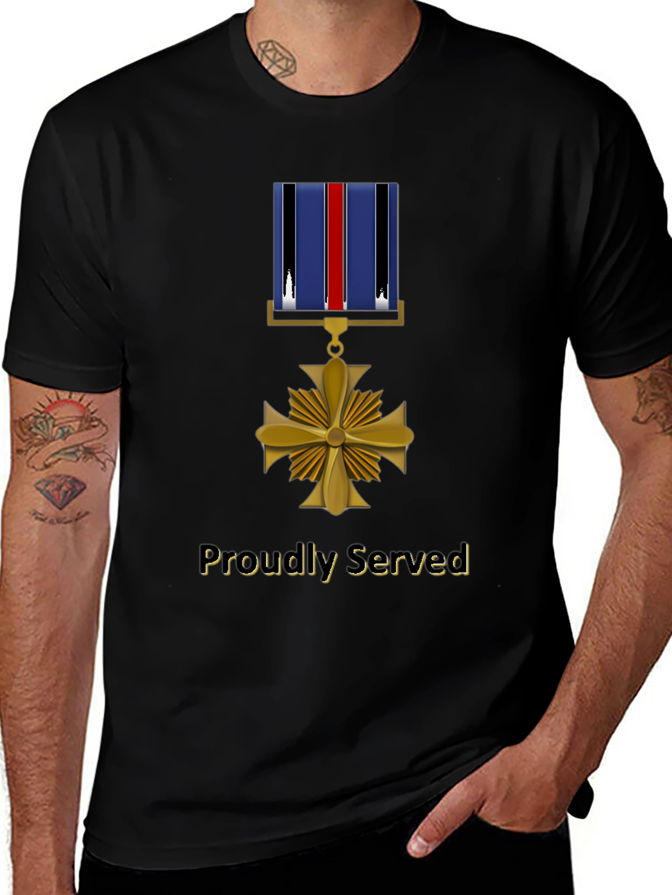 Proudly Served Military Honor T-Shirt