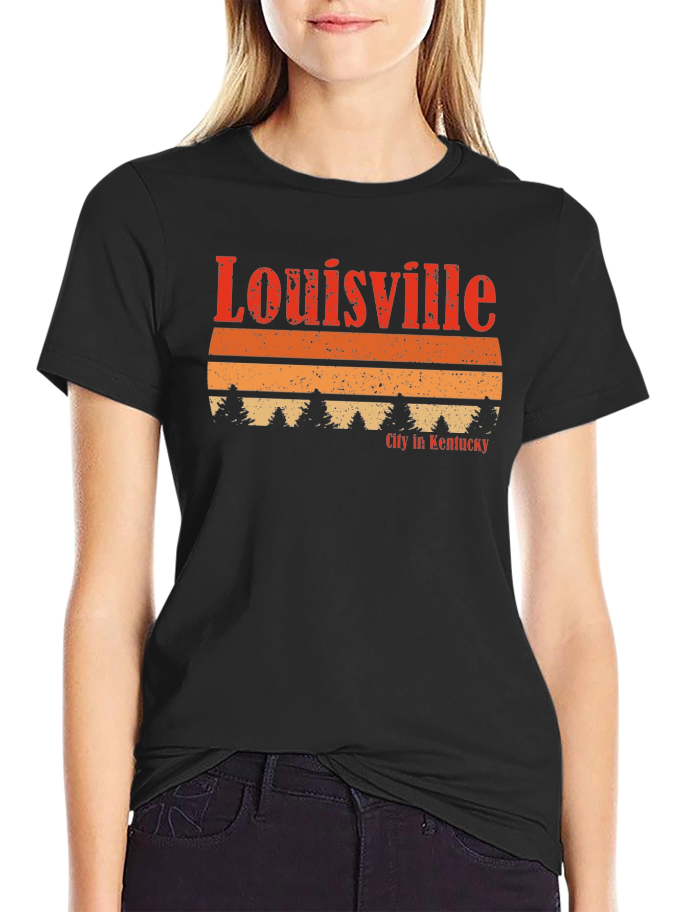 Louisville Kentucky Retro Style Tee