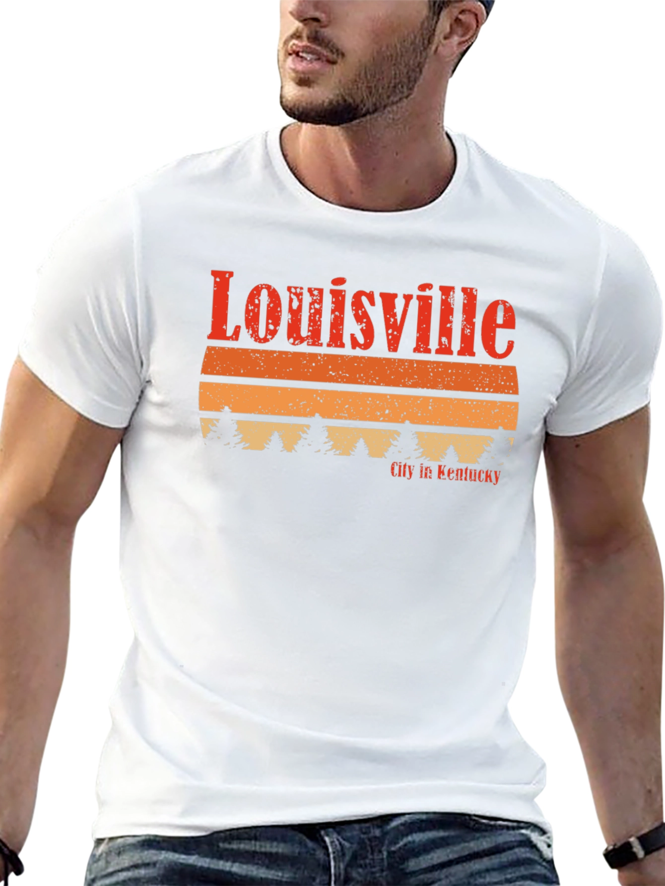 Louisville Kentucky Retro Style Tee