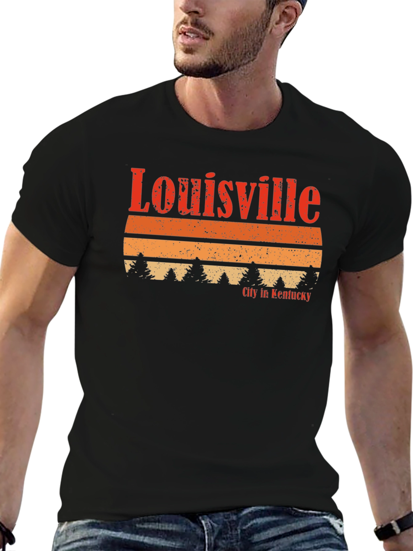 Louisville Kentucky Retro Style Tee