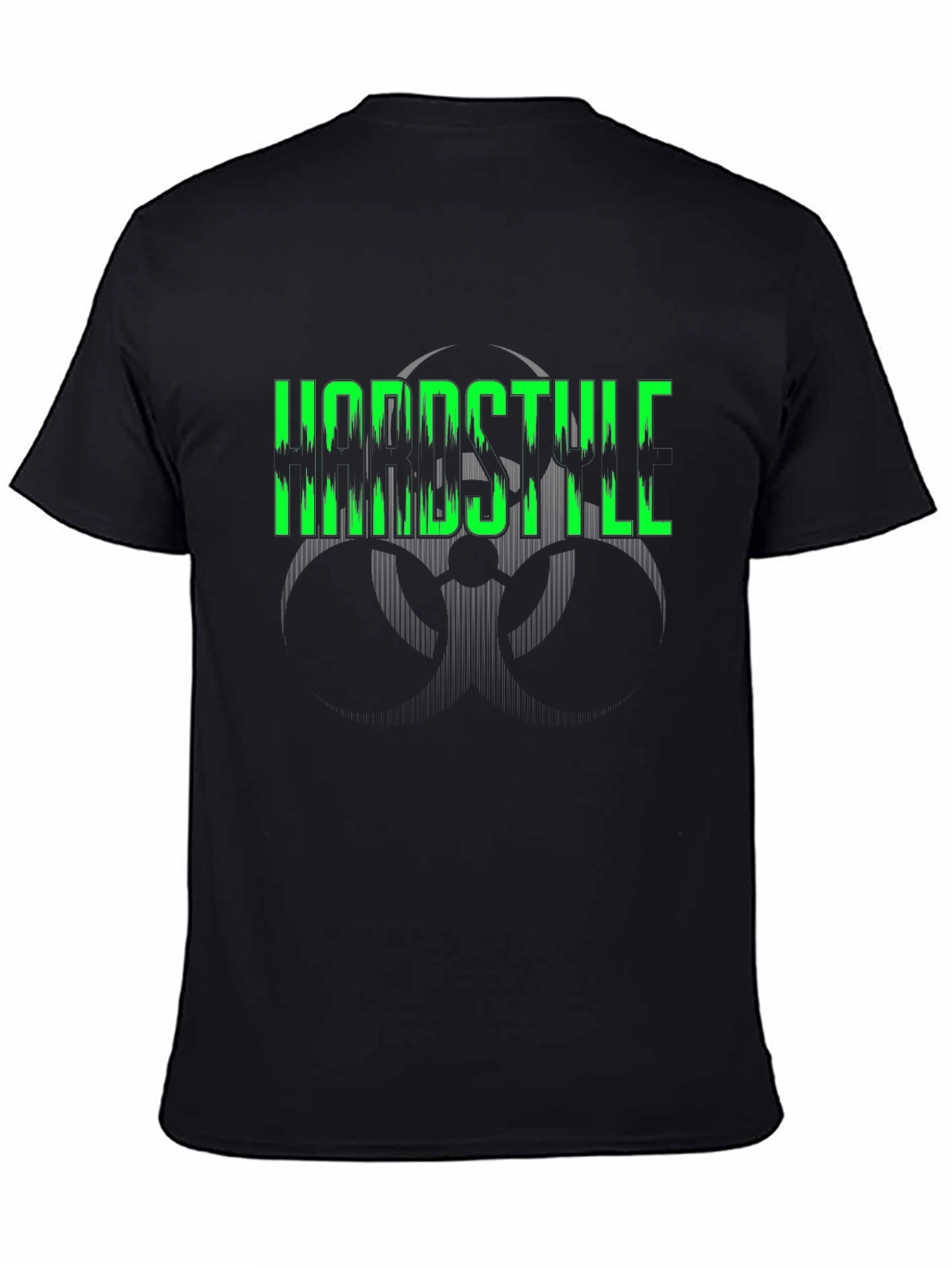 Hardstyle Graphic Tee - Biohazard Design Black