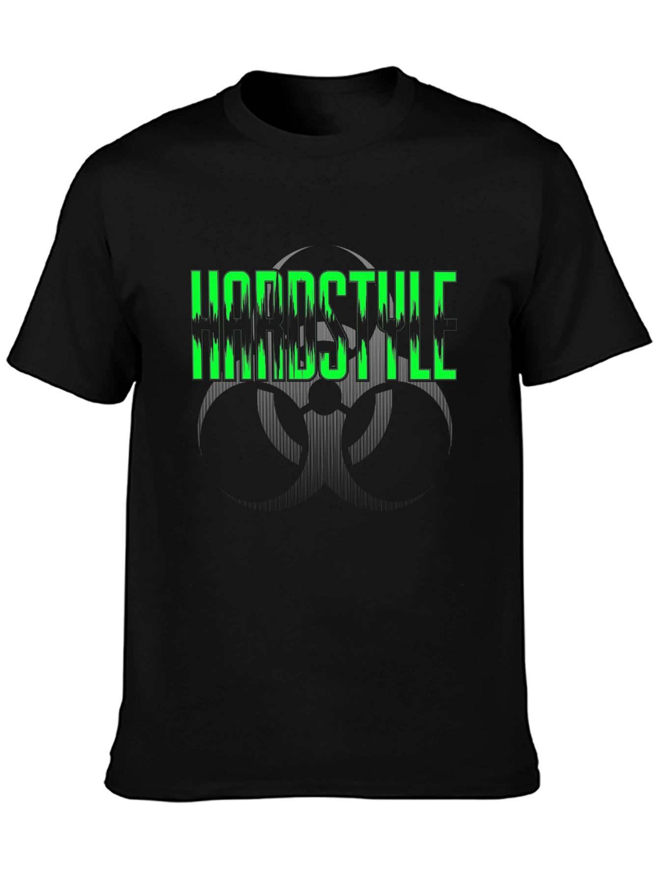 Hardstyle Graphic Tee - Biohazard Design Black