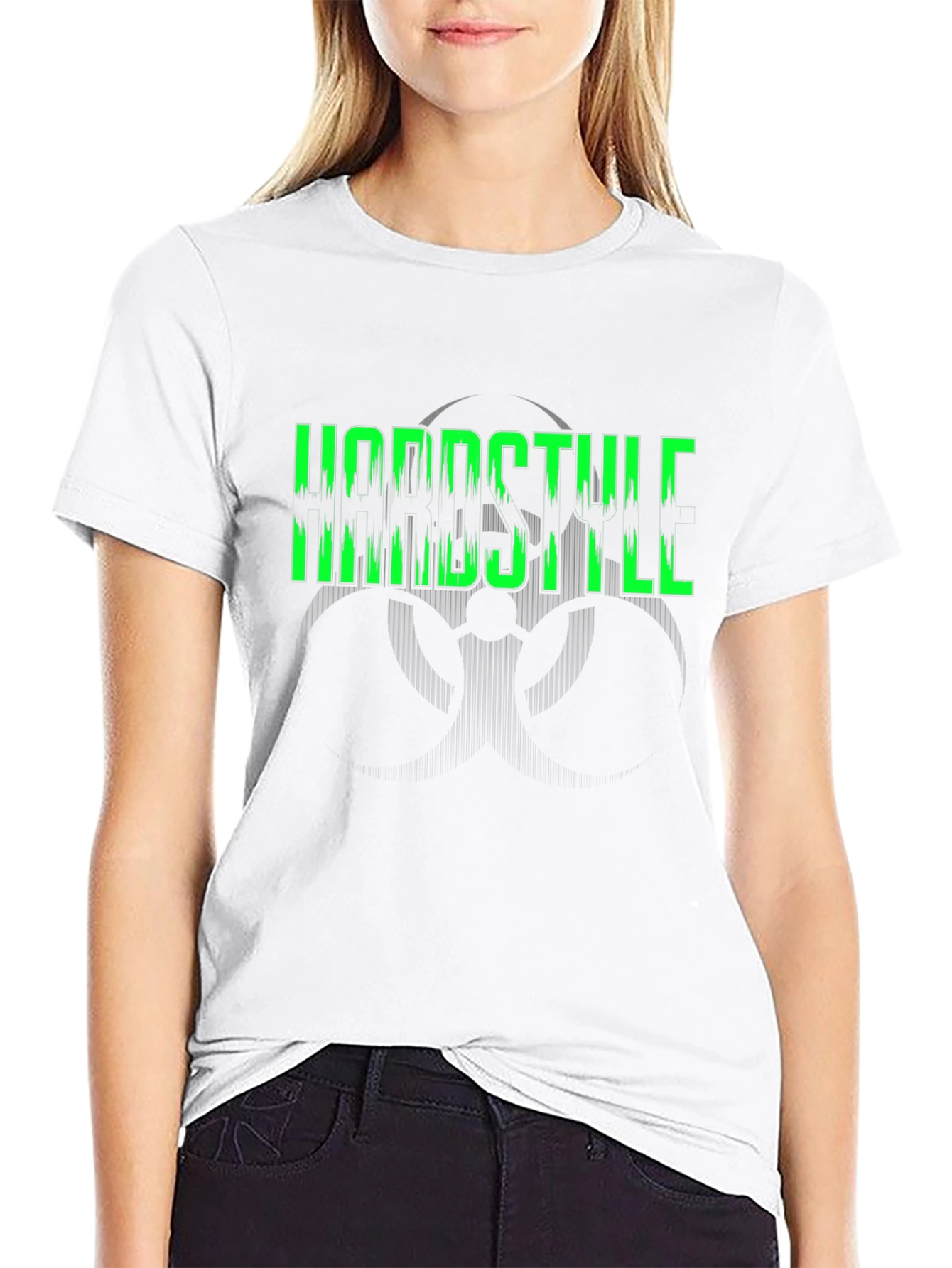 Hardstyle Graphic Tee - Biohazard Design Black