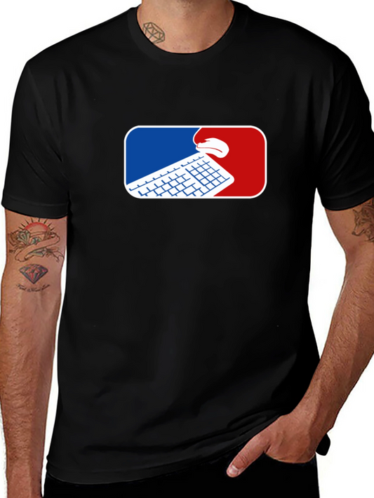 Gamer T-Shirt - Keyboard and Mouse Graphic Tee