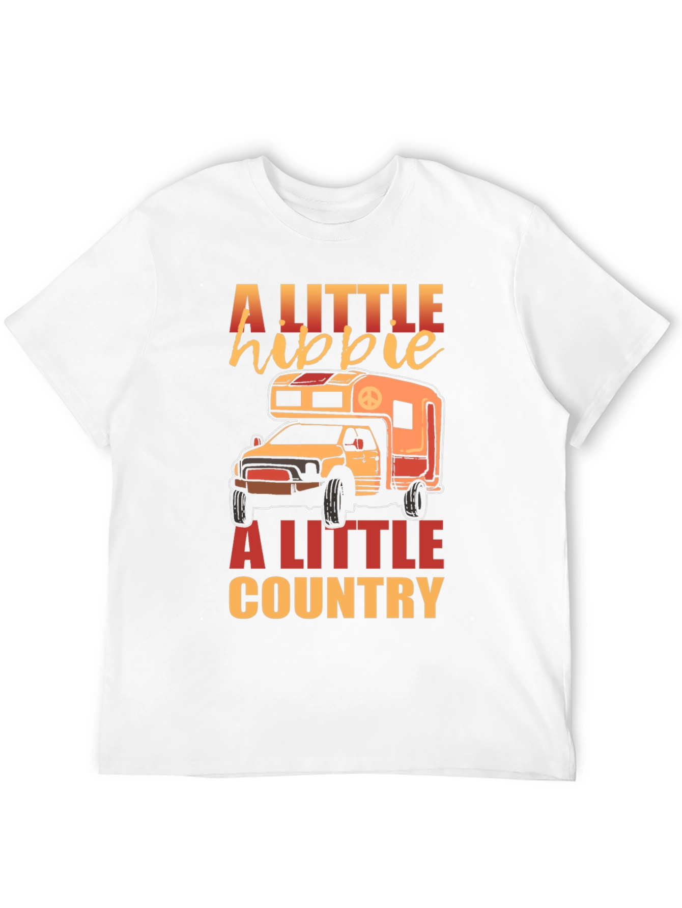 A Little Hippie A Little Country T-Shirt