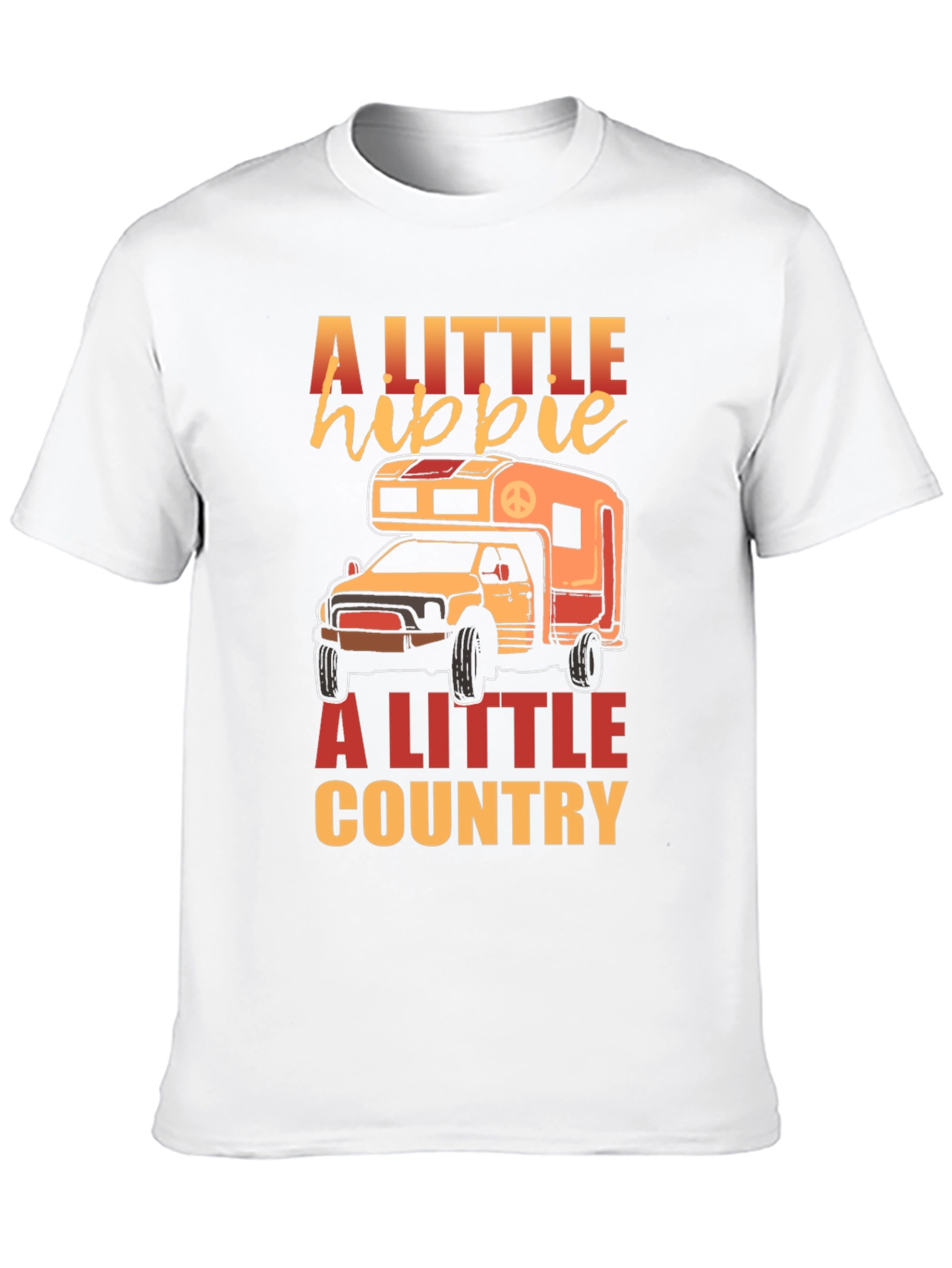A Little Hippie A Little Country T-Shirt