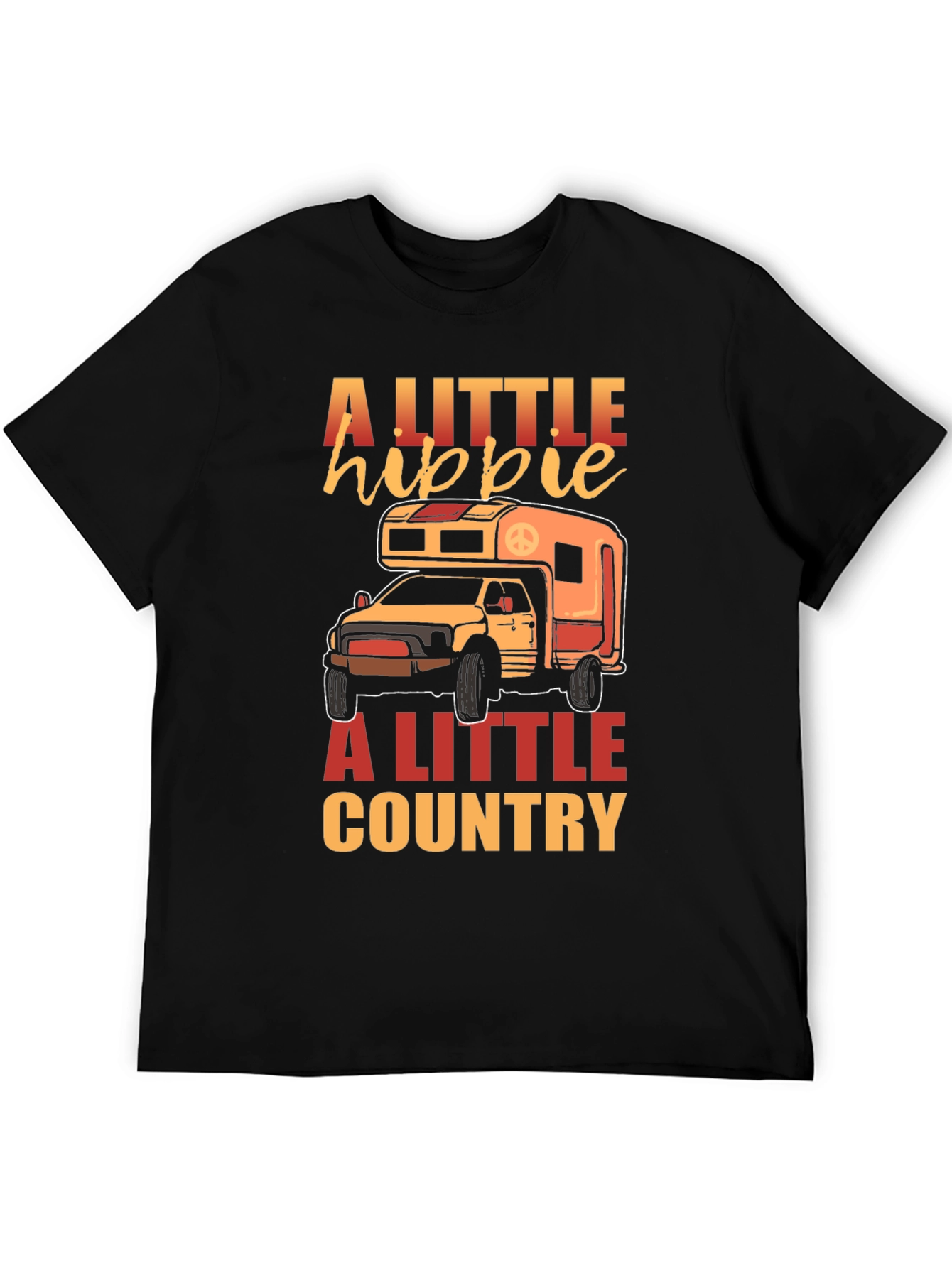 A Little Hippie A Little Country T-Shirt