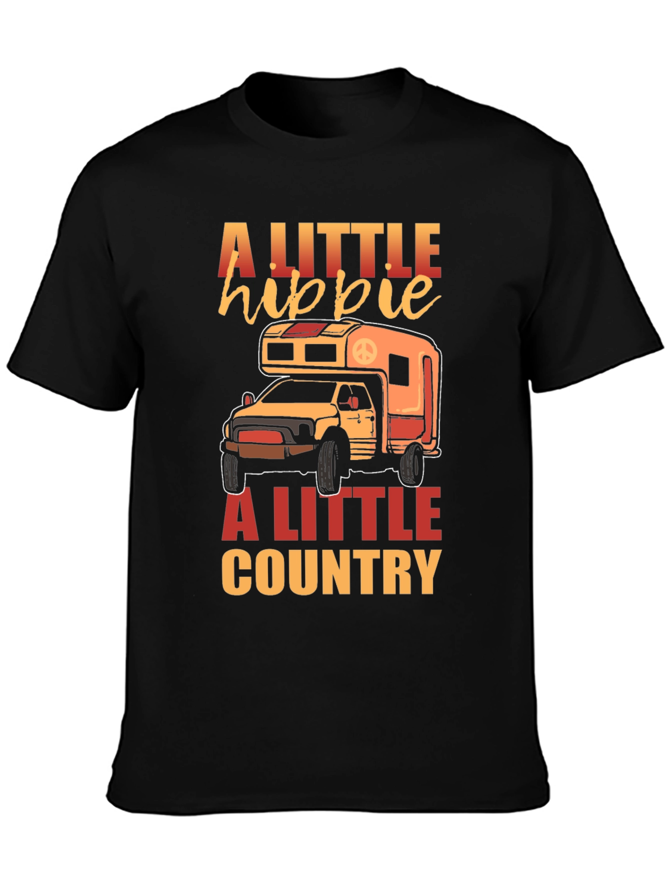 A Little Hippie A Little Country T-Shirt