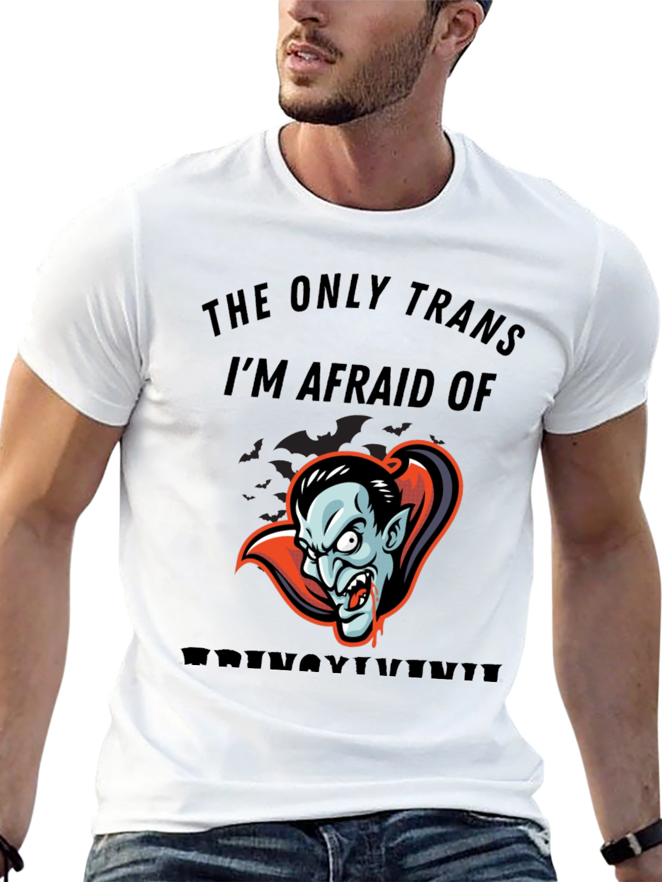 Transylvania Vampire Graphic Tee - Spooky Halloween
