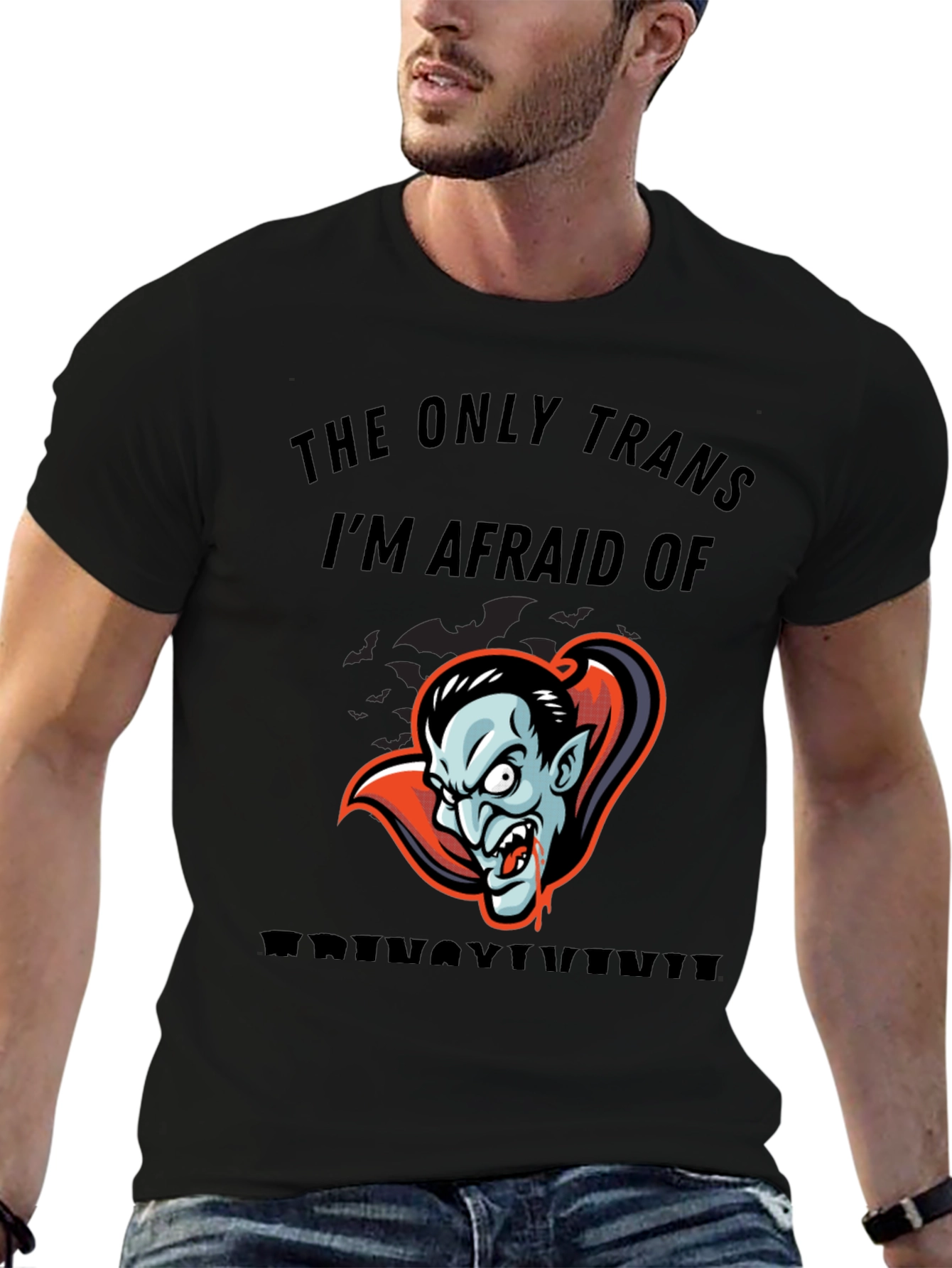 Transylvania Vampire Graphic Tee - Spooky Halloween