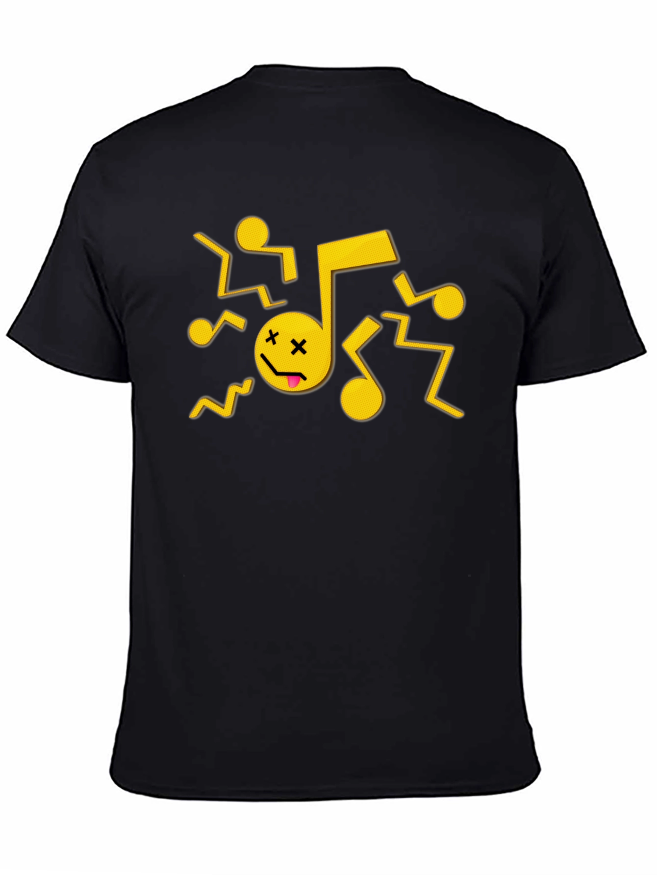 Dancing Music Note Graphic T-Shirt