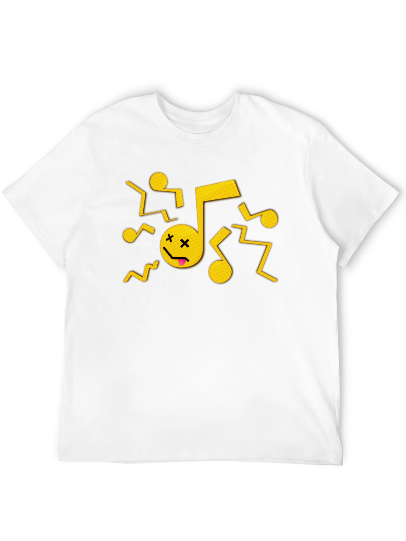 Dancing Music Note Graphic T-Shirt