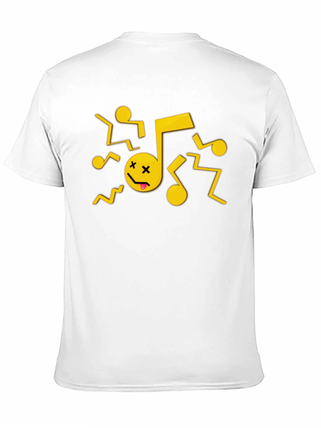 Dancing Music Note Graphic T-Shirt