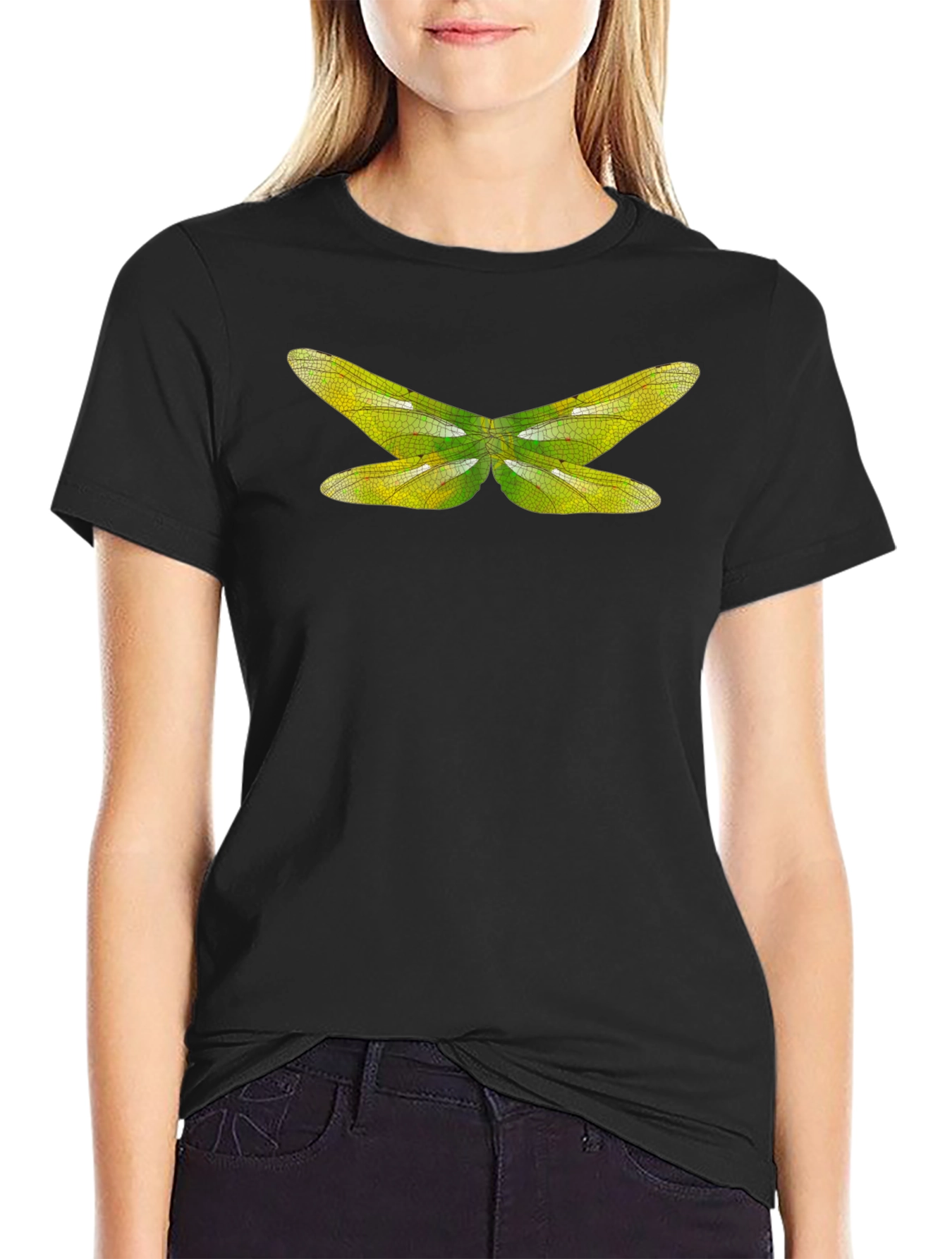 Dragonfly Wings Graphic Tee - Nature Lovers T-Shirt
