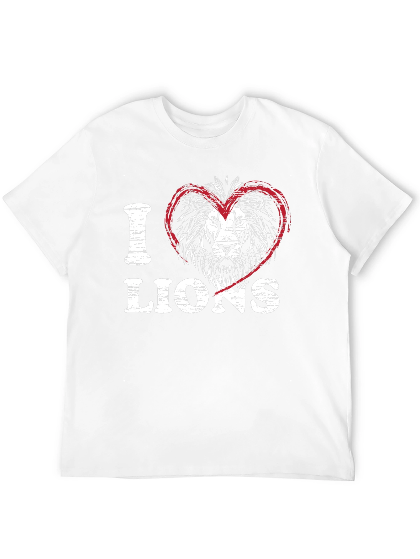 I Heart Lions Graphic Tee - Black