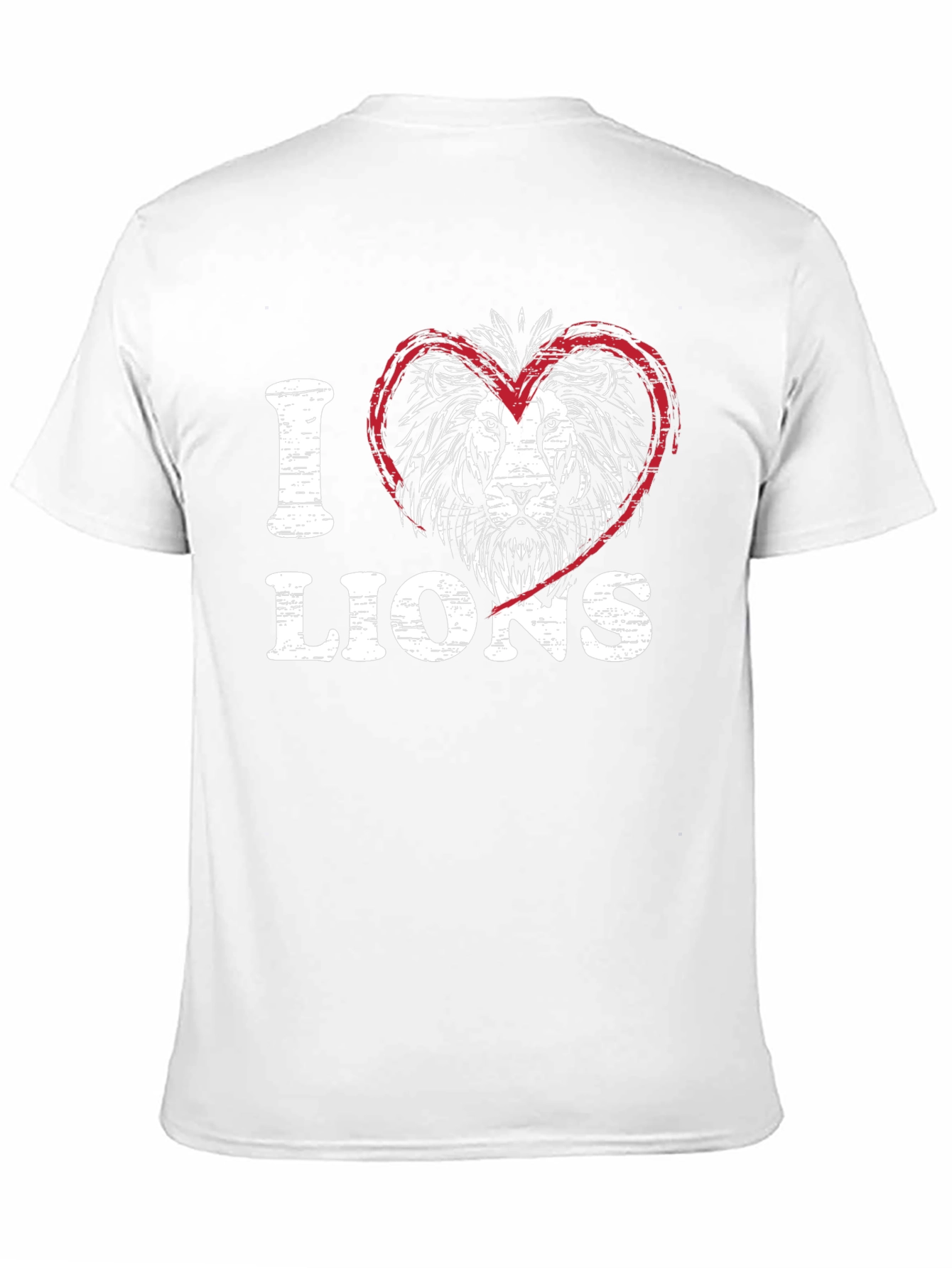 I Heart Lions Graphic Tee - Black