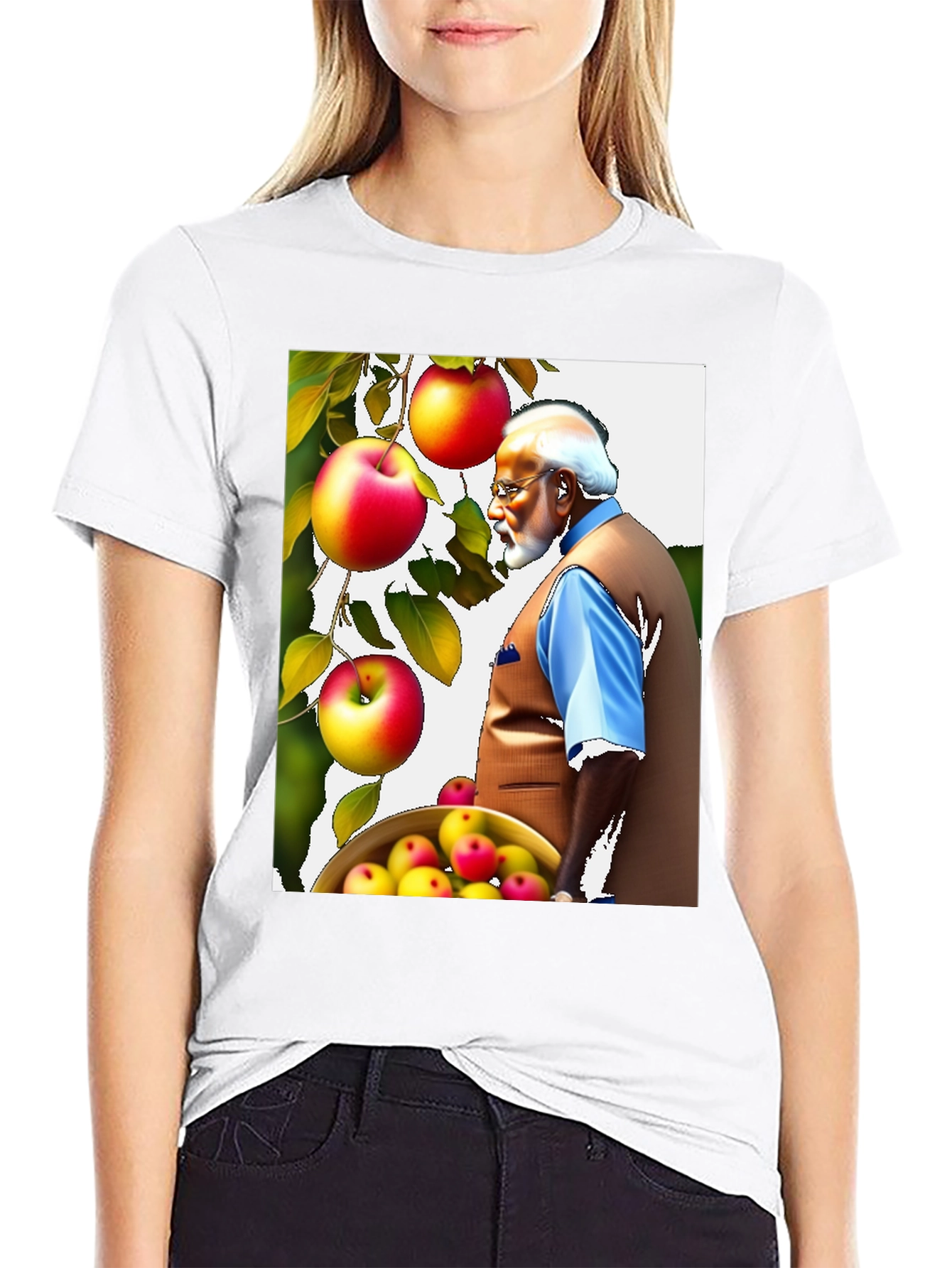 Apple Orchard Modi Graphic Tee
