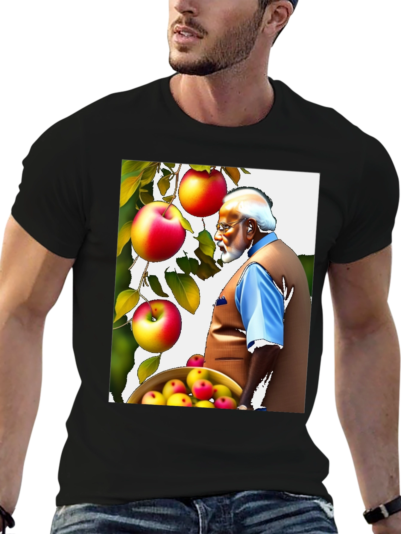 Apple Orchard Modi Graphic Tee