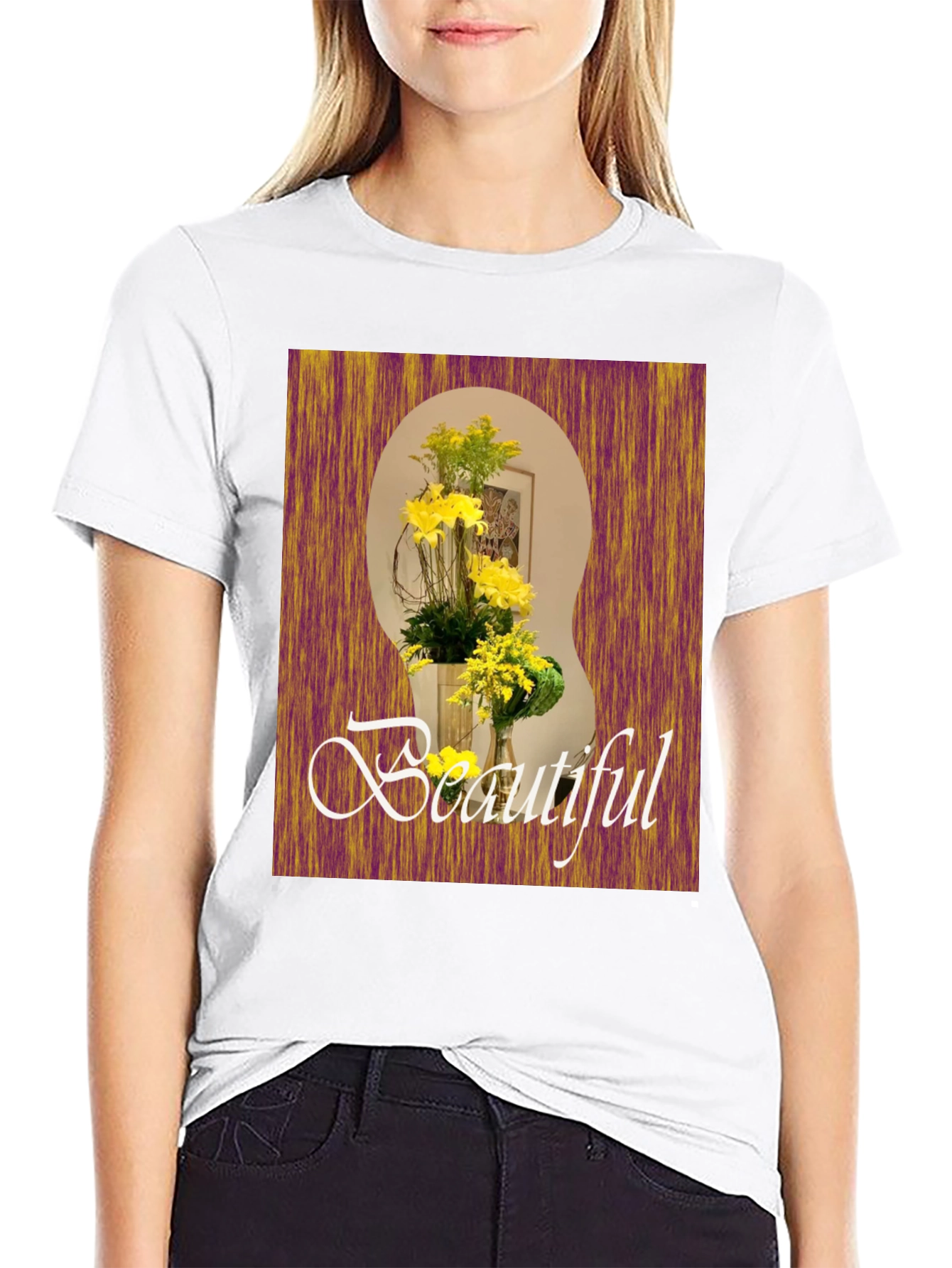 Floral Beautiful Graphic T-Shirt
