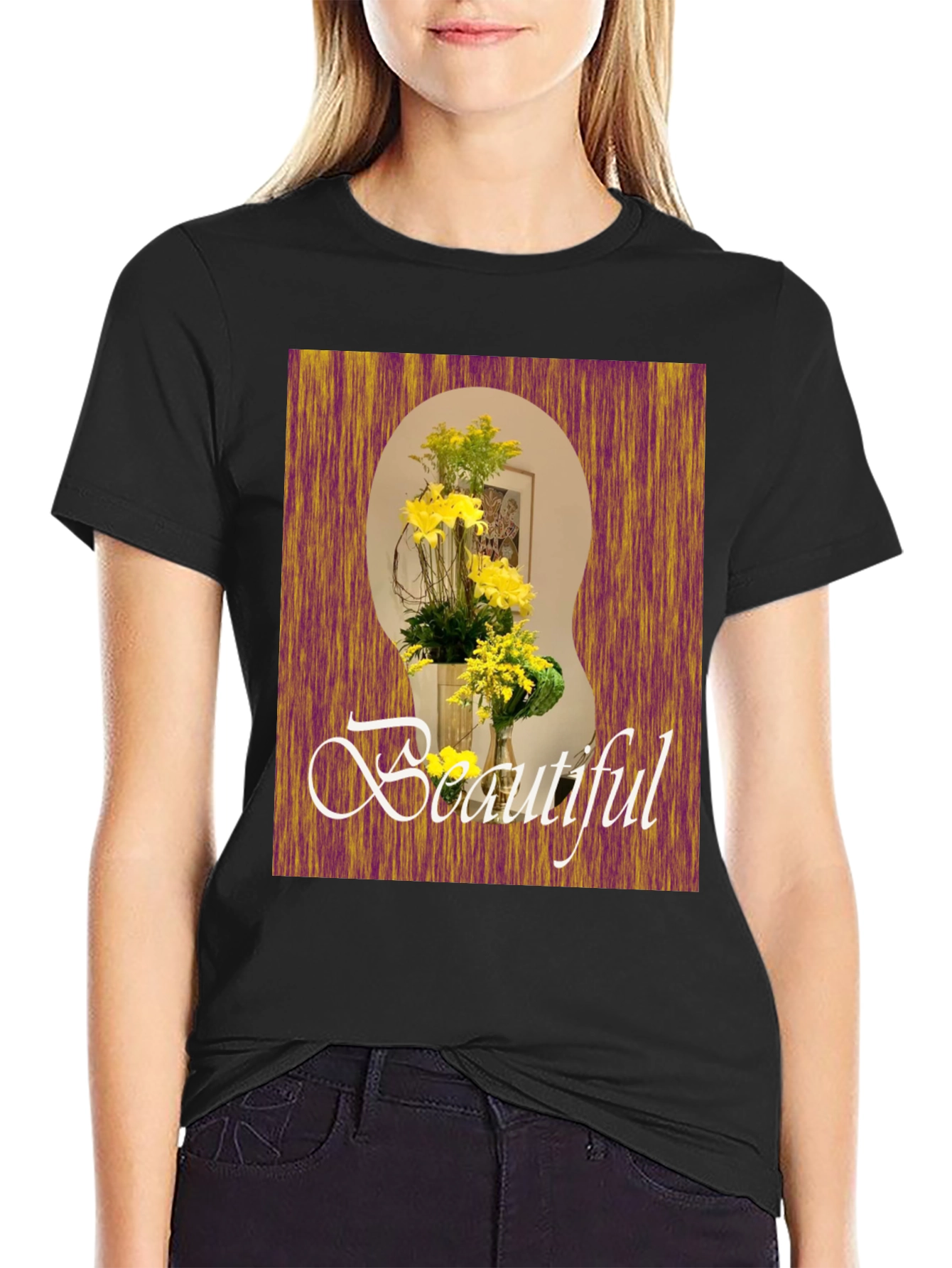 Floral Beautiful Graphic T-Shirt