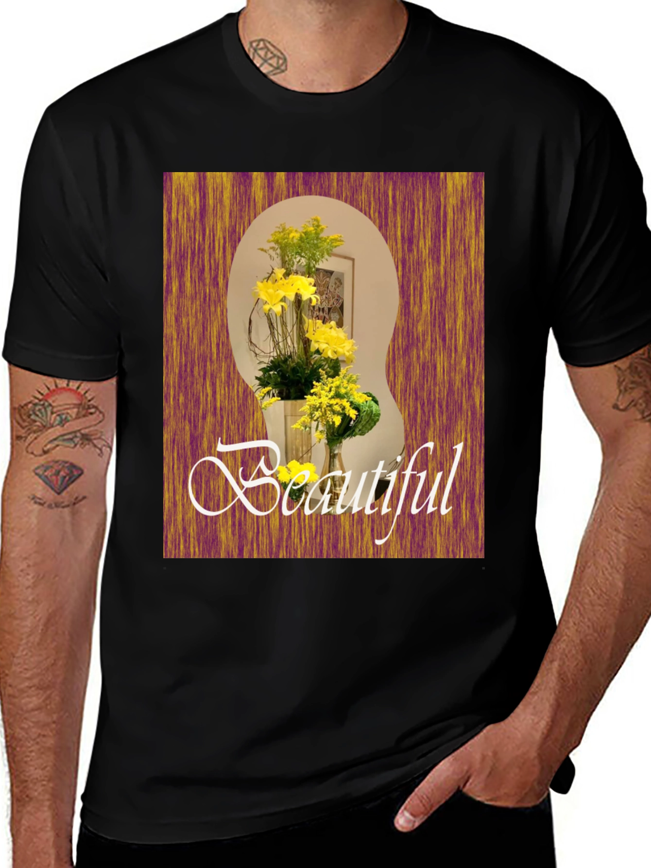 Floral Beautiful Graphic T-Shirt