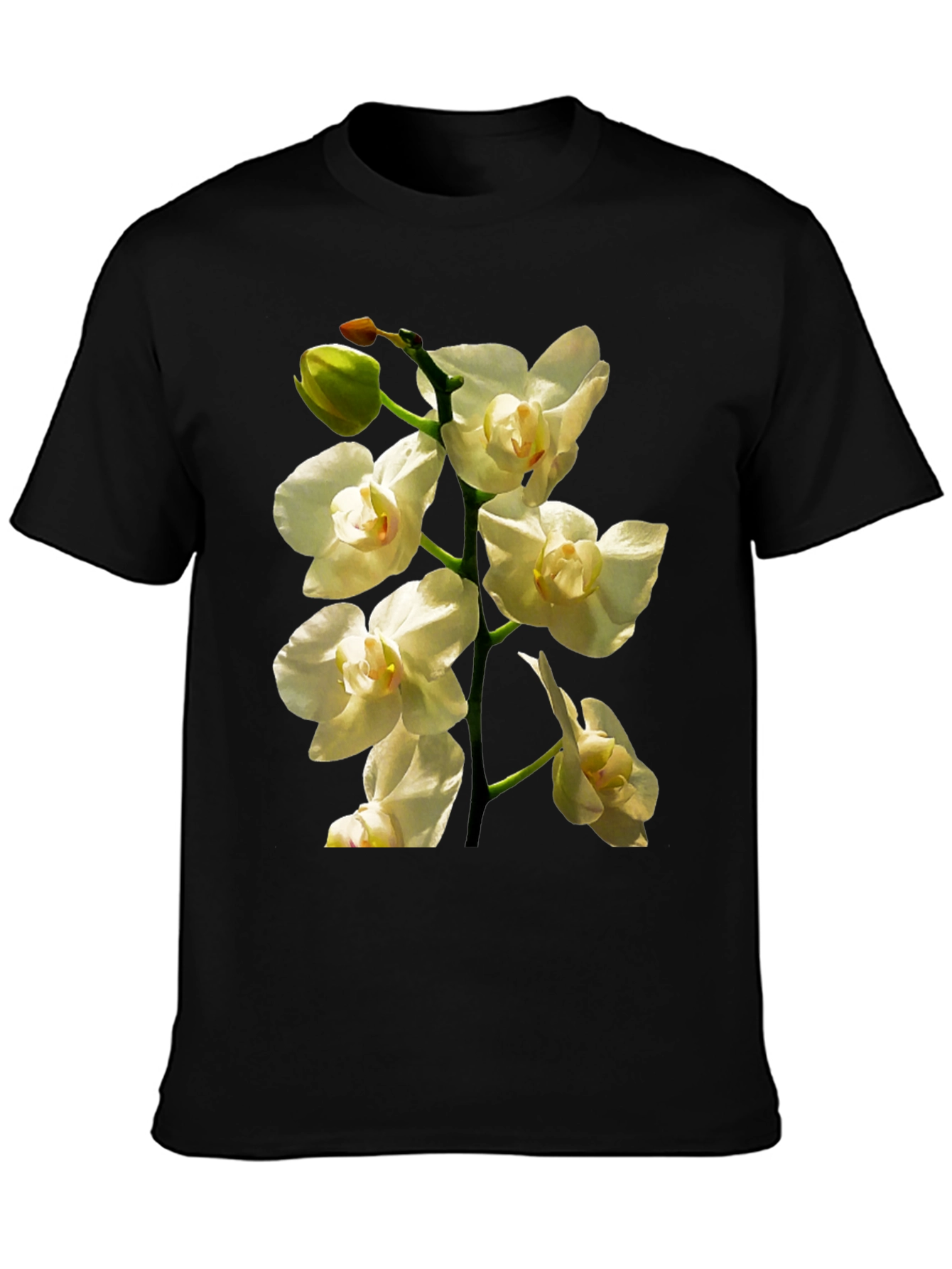Orchid Flower Graphic Tee - Stylish Botanical Design