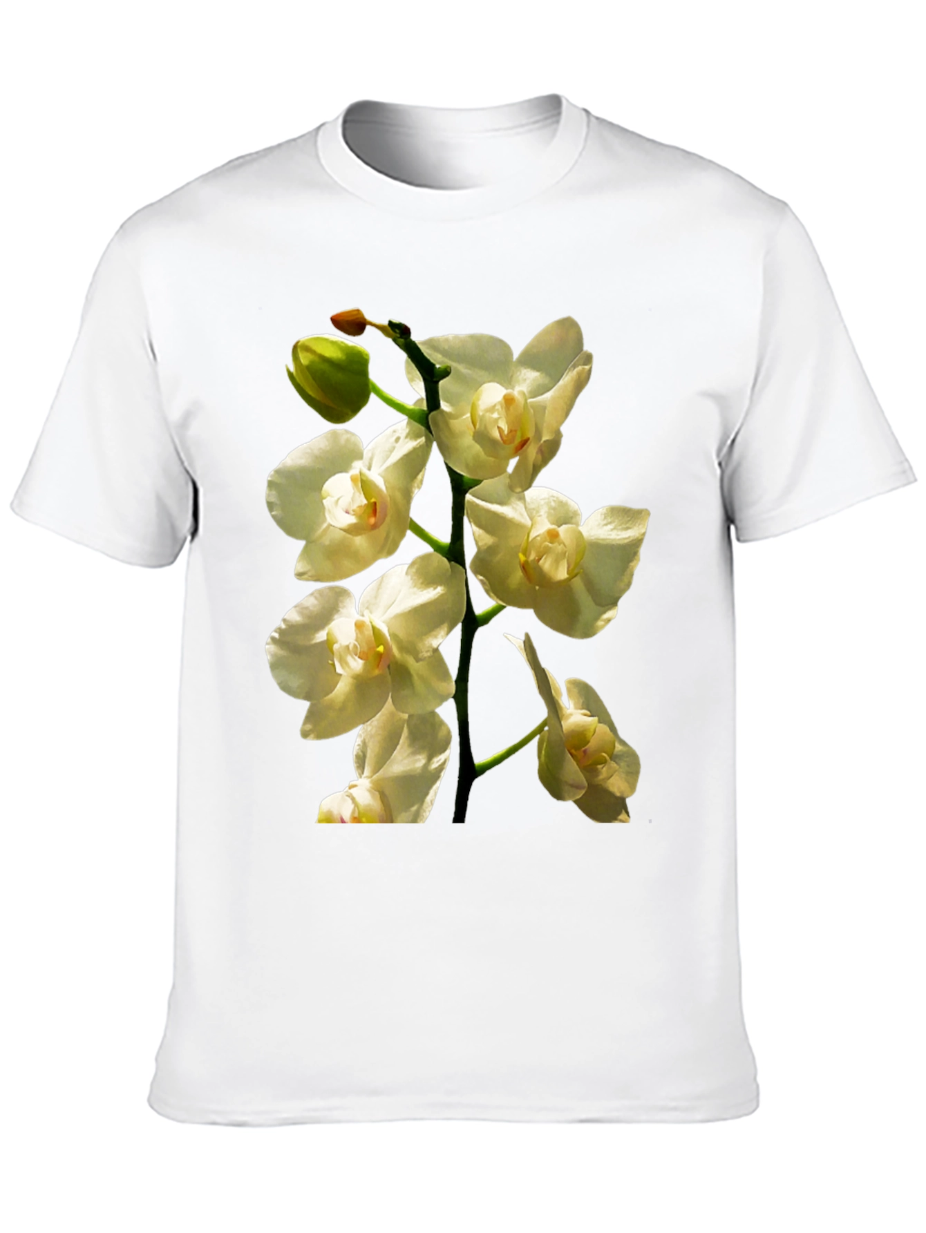Orchid Flower Graphic Tee - Stylish Botanical Design