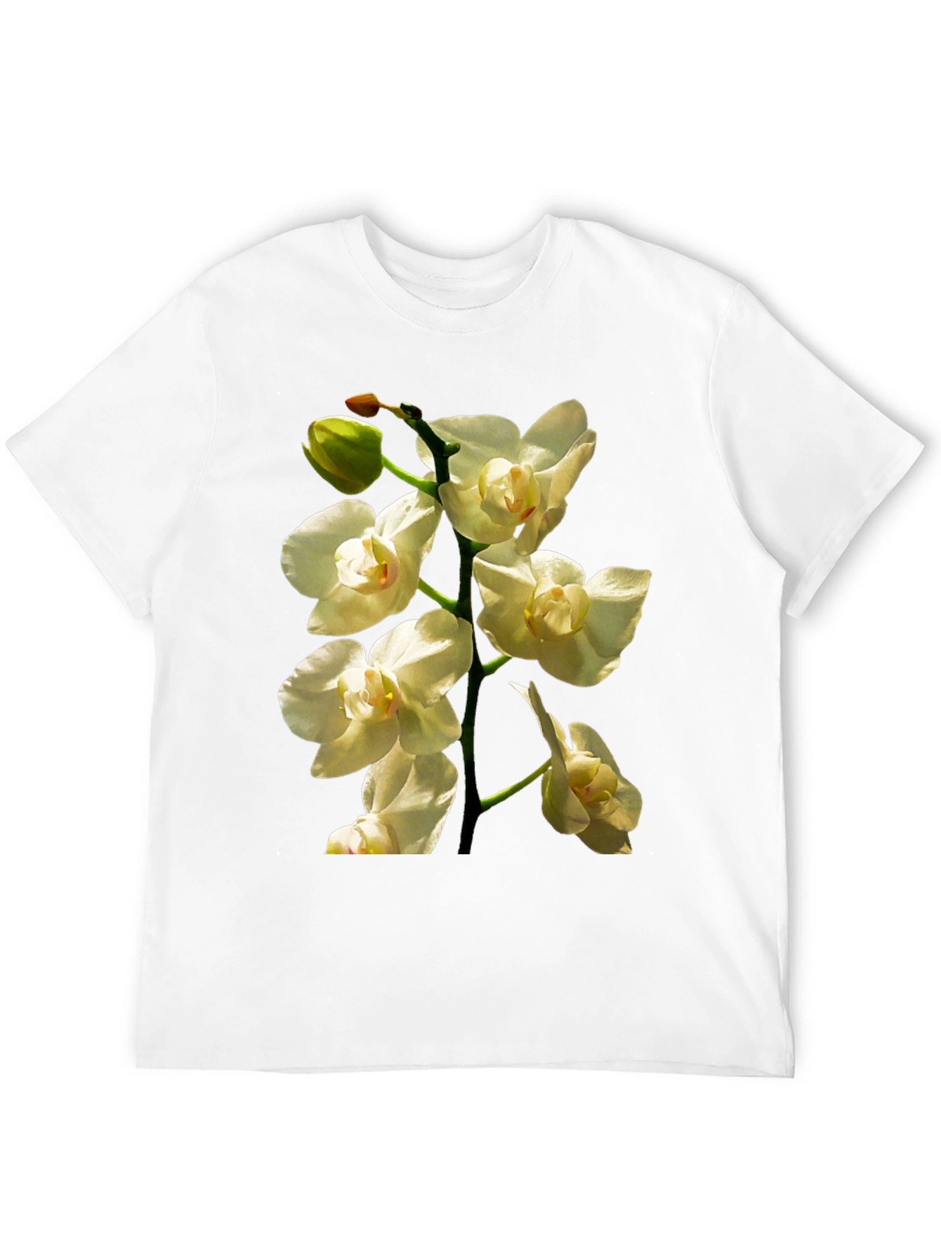 Orchid Flower Graphic Tee - Stylish Botanical Design