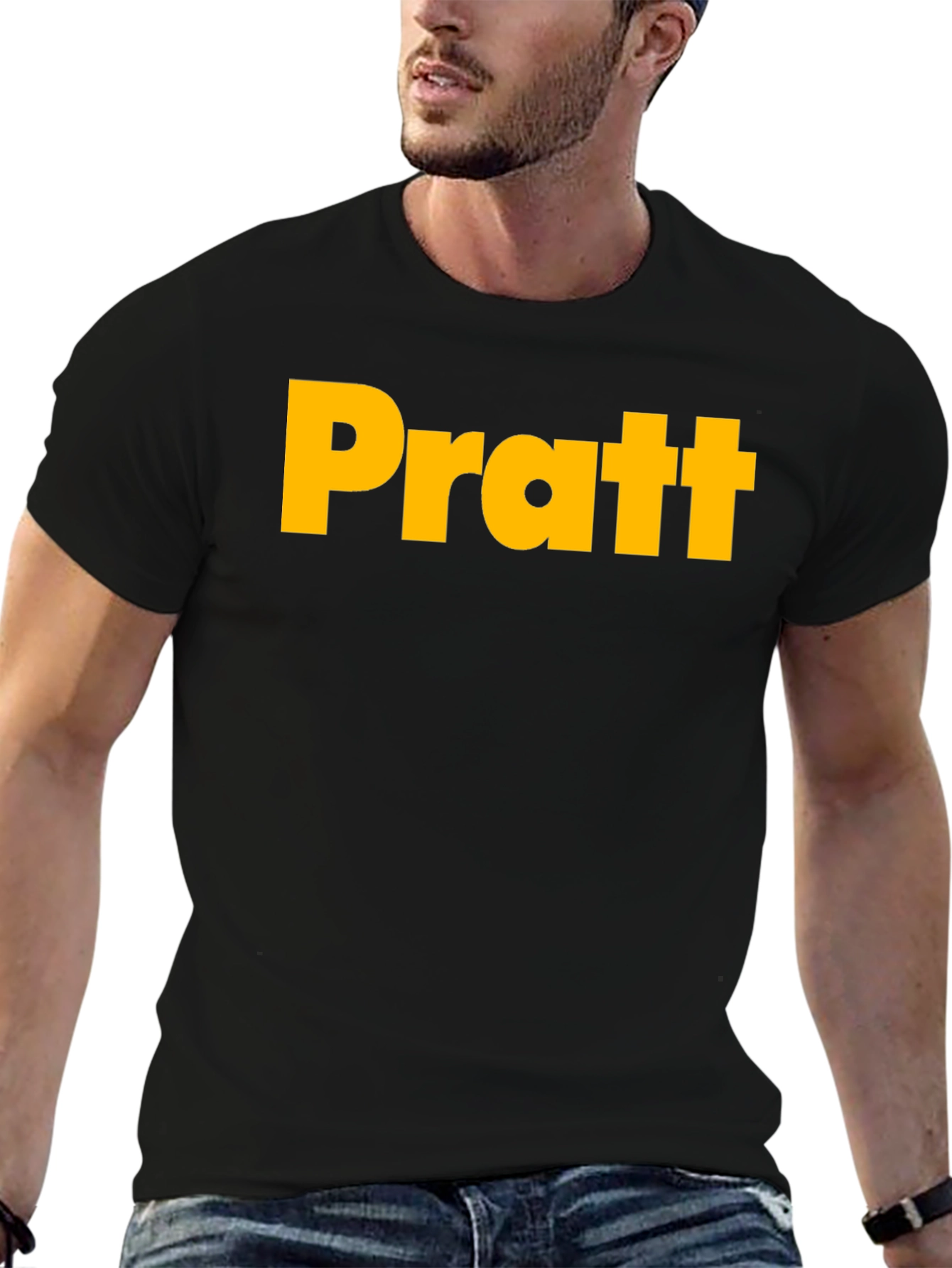 Pratt Graphic Tee - Bold Text Unisex T-Shirt