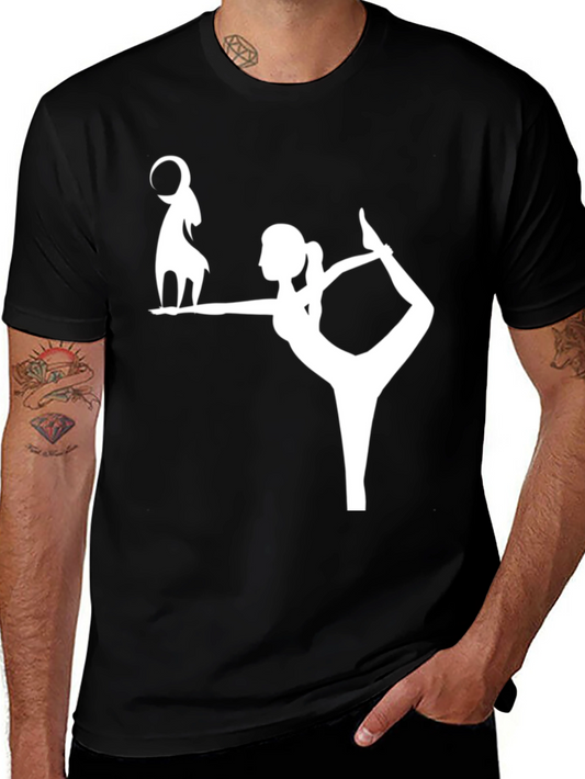 Yoga Goat Black T-Shirt