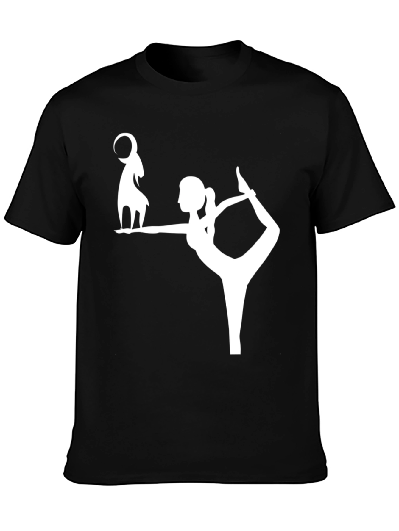 Yoga Goat Black T-Shirt