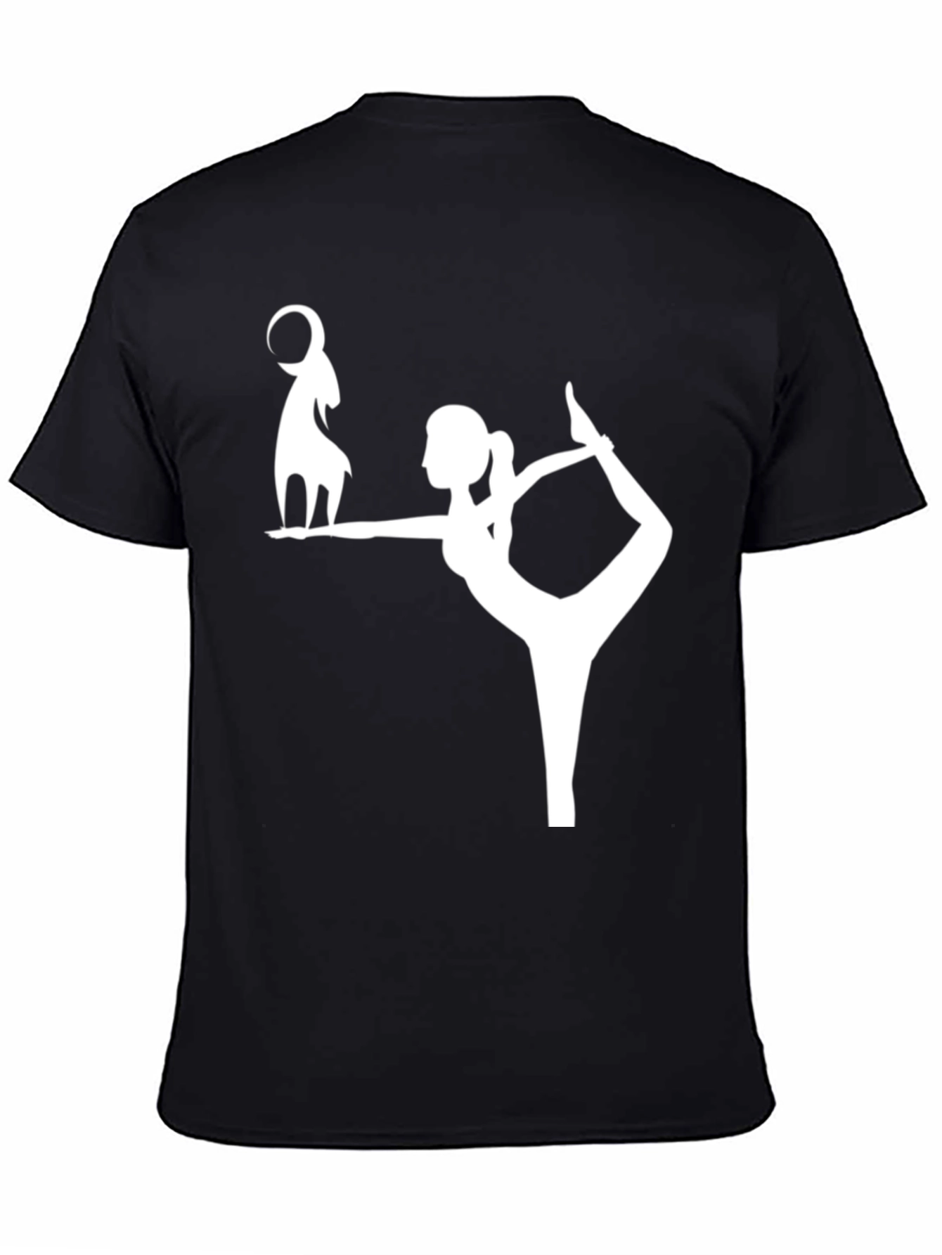 Yoga Goat Black T-Shirt
