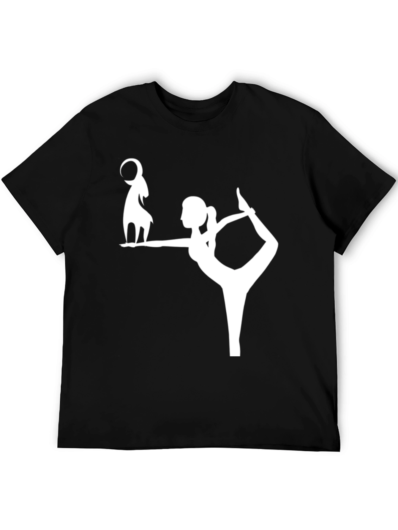 Yoga Goat Black T-Shirt