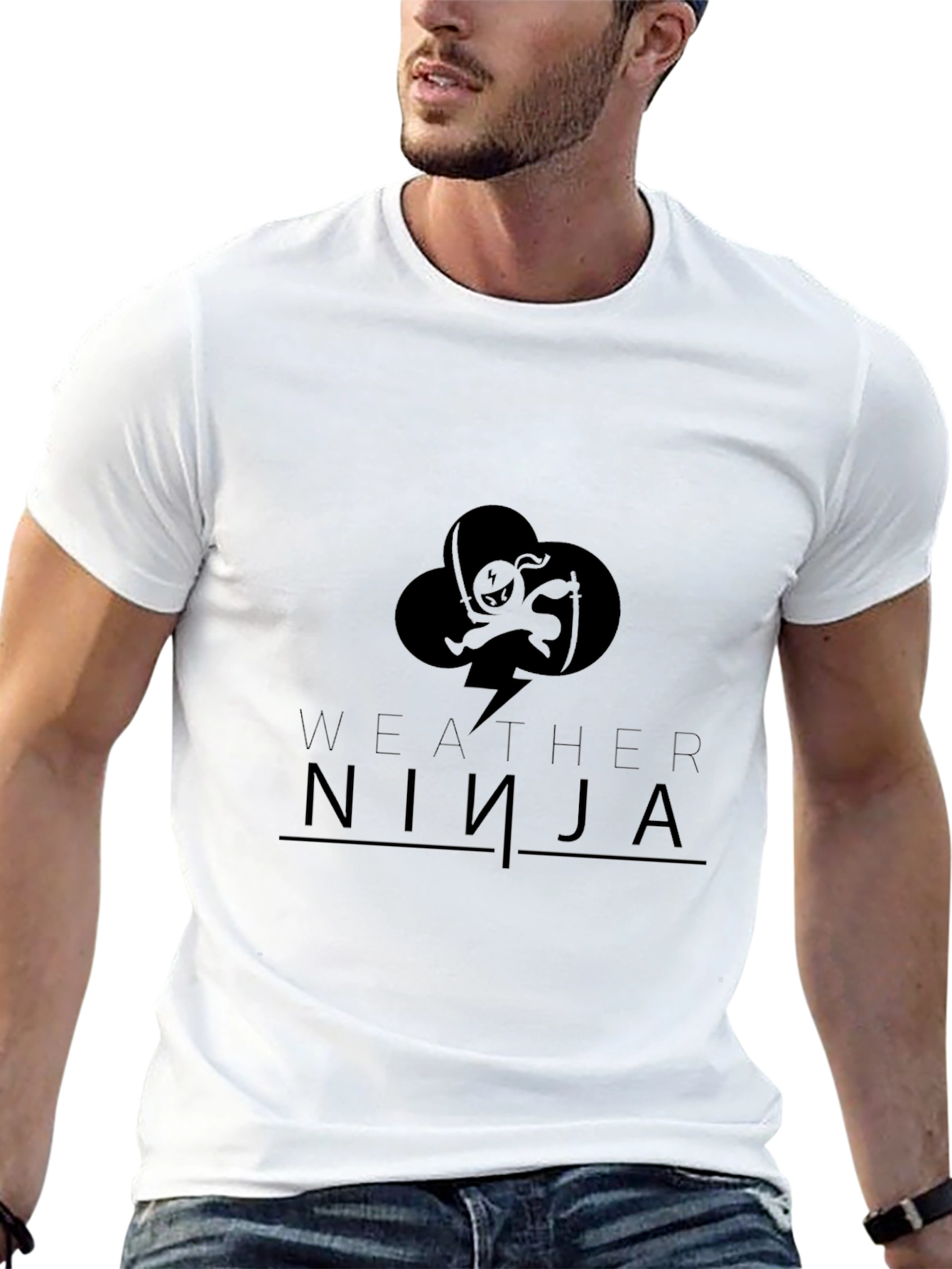 Weather Ninja Black T-Shirt