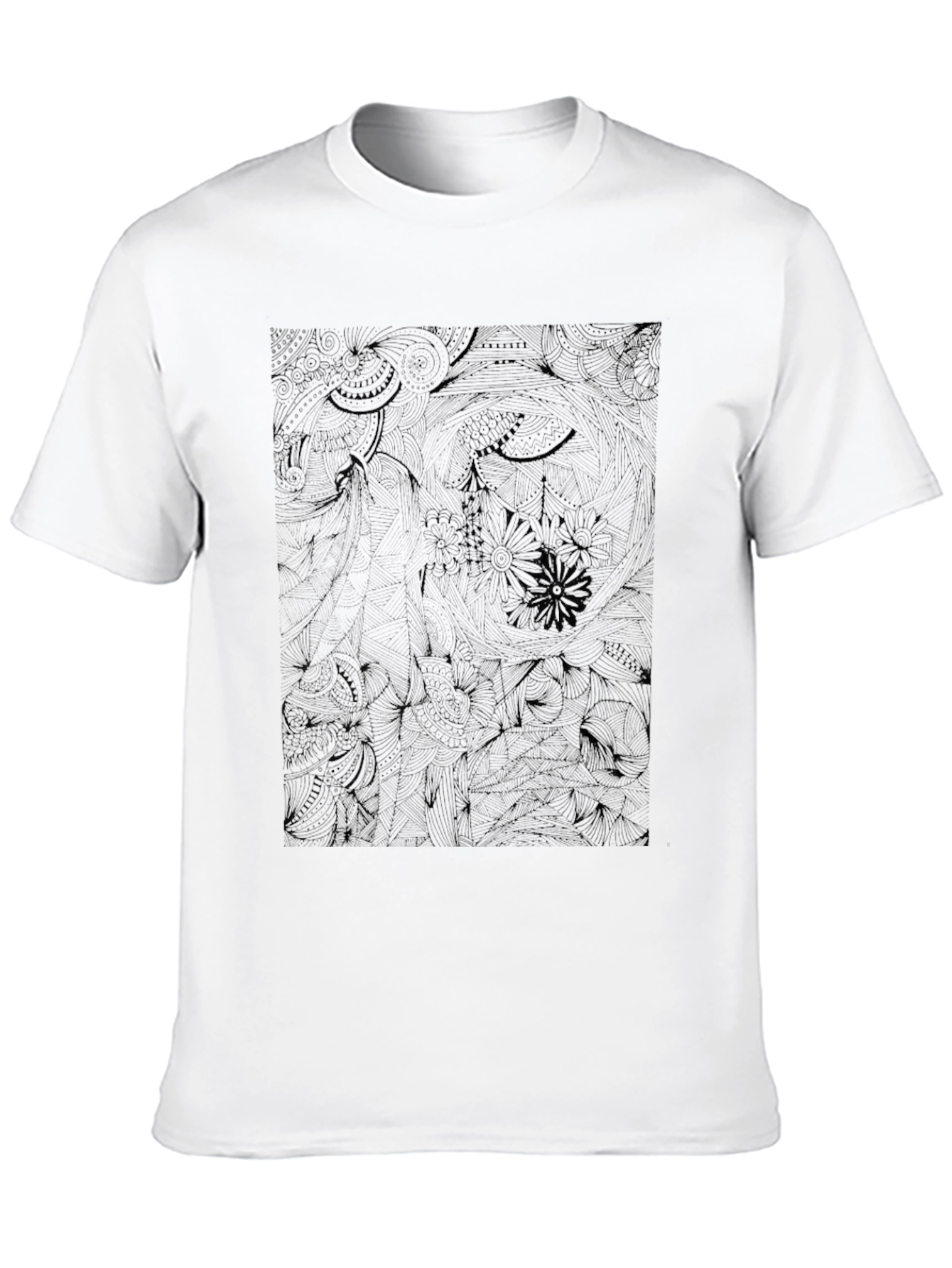 Cool Black Graphic Print Tee