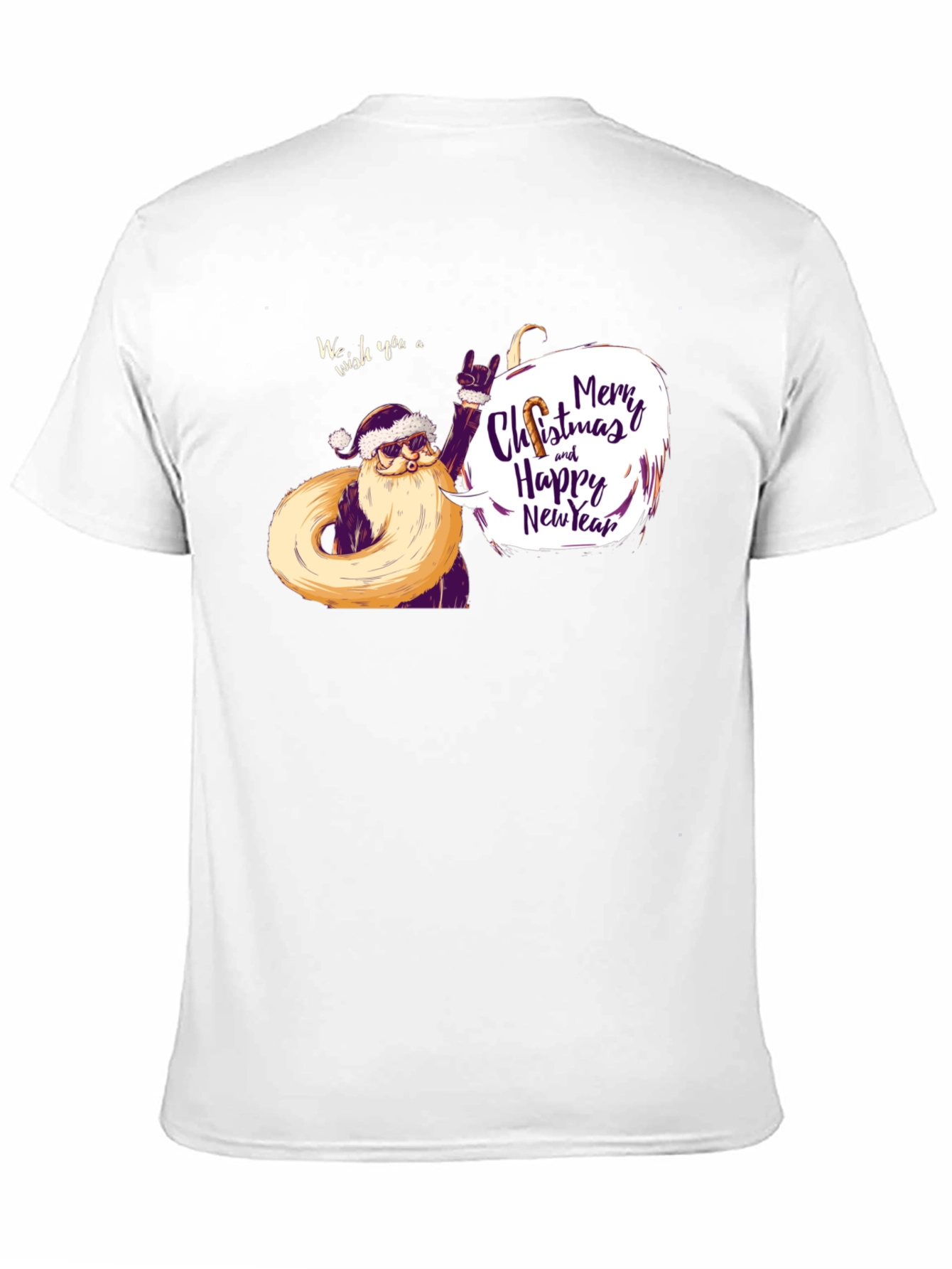 Rockin Santa Christmas T-Shirt