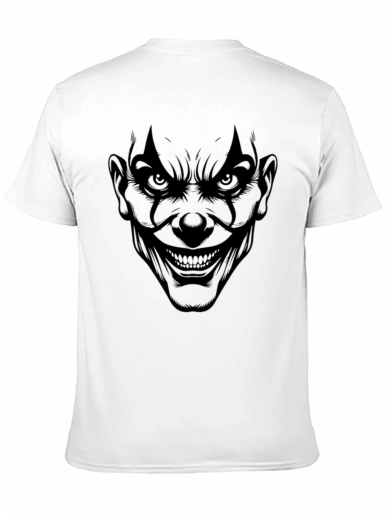 Creepy Clown Graphic Tee - Mens Black T-Shirt