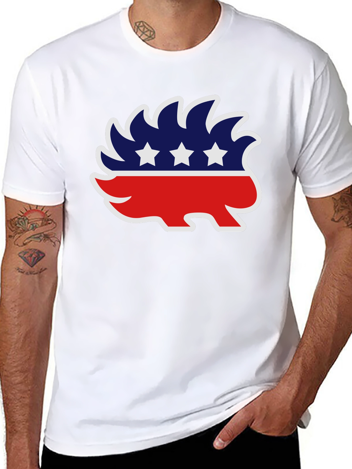 Libertarian Porcupine T-Shirt - Freedom First!