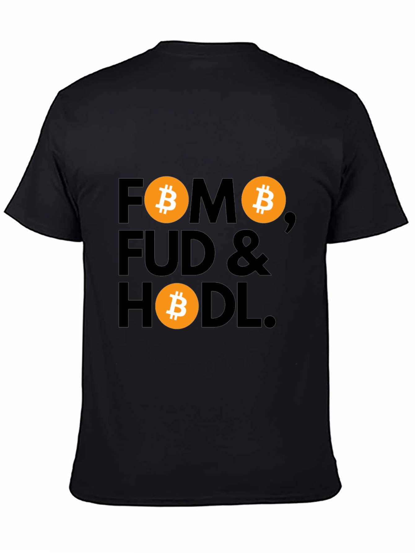 FOMO FUD & HODL Bitcoin Graphic Tee
