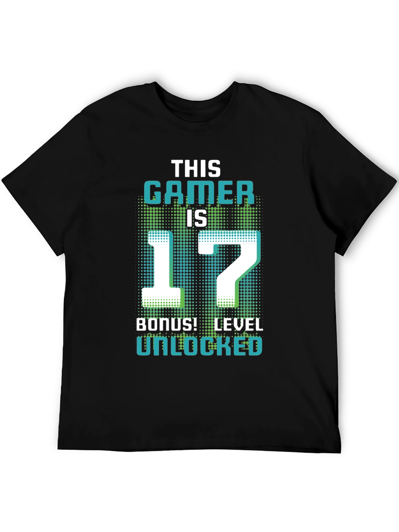 Level 17 Gamer T-Shirt - Birthday Bonus Unlocked