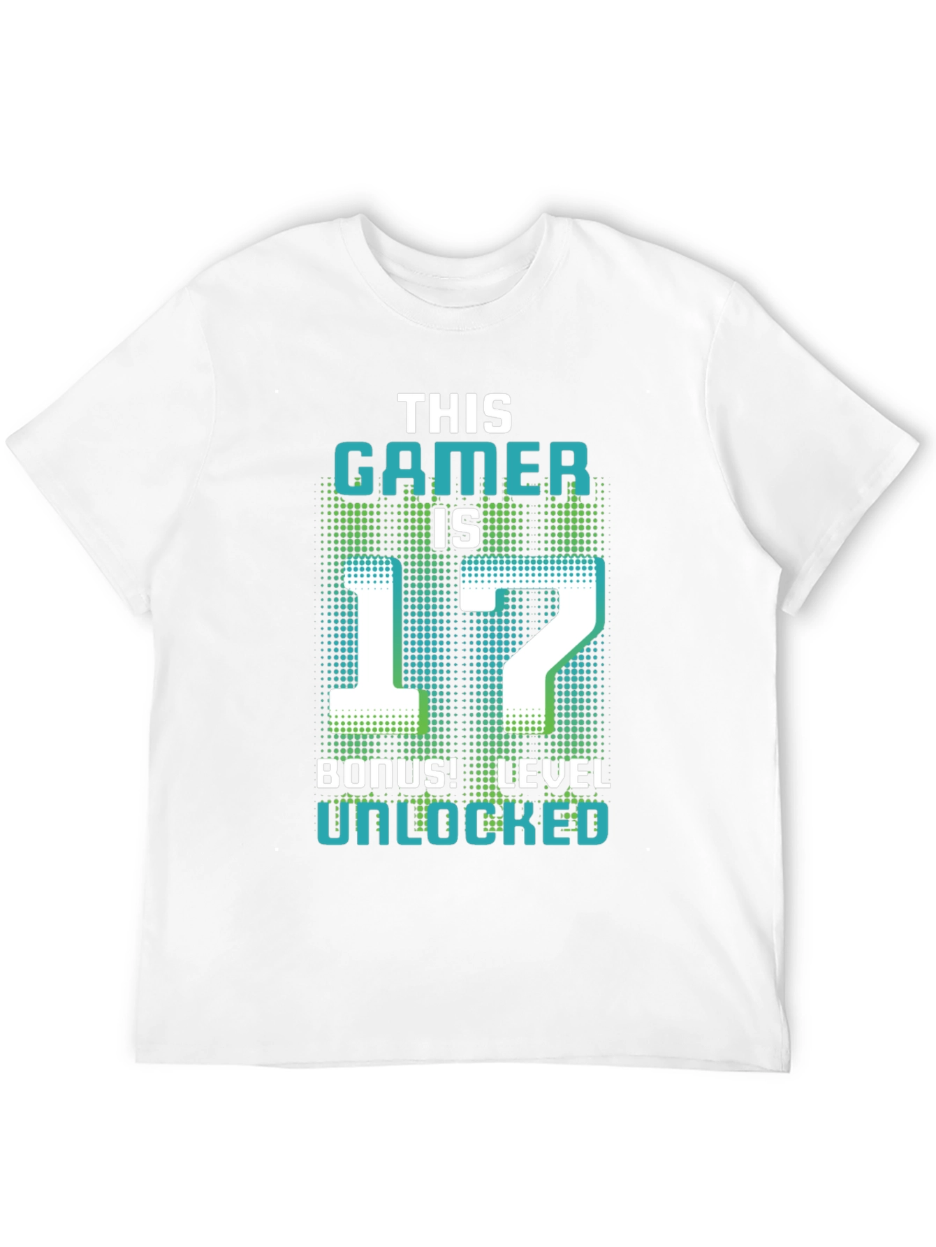 Level 17 Gamer T-Shirt - Birthday Bonus Unlocked